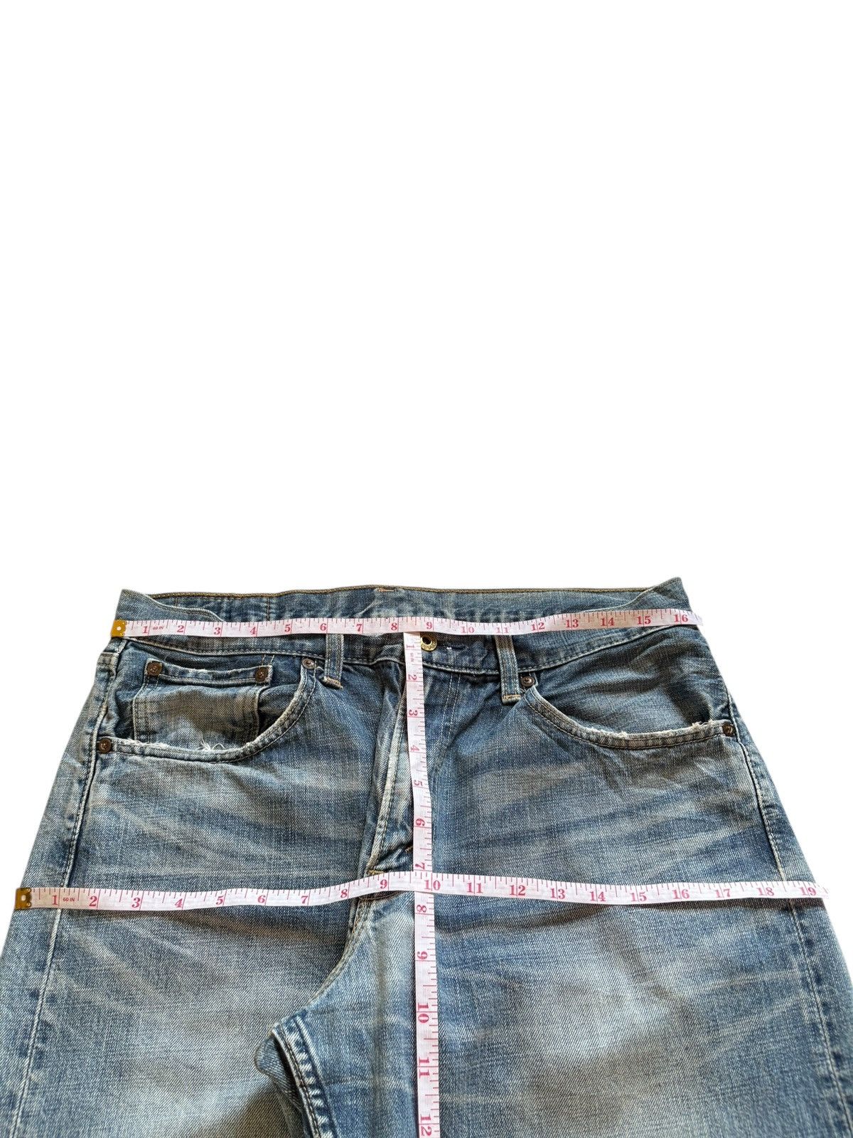 Levi's Vintage 90s Levis 504 Faded Wash Baggy Jeans Size US 33 - 12 Thumbnail