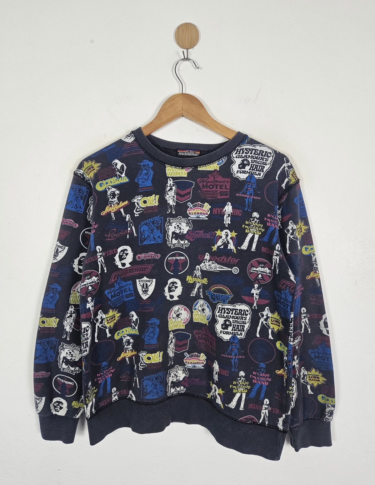 Hysteric Glamour Hysteric Glamour all logo sweatshirt Size US XL / EU 56 / 4 - 1 Thumbnail