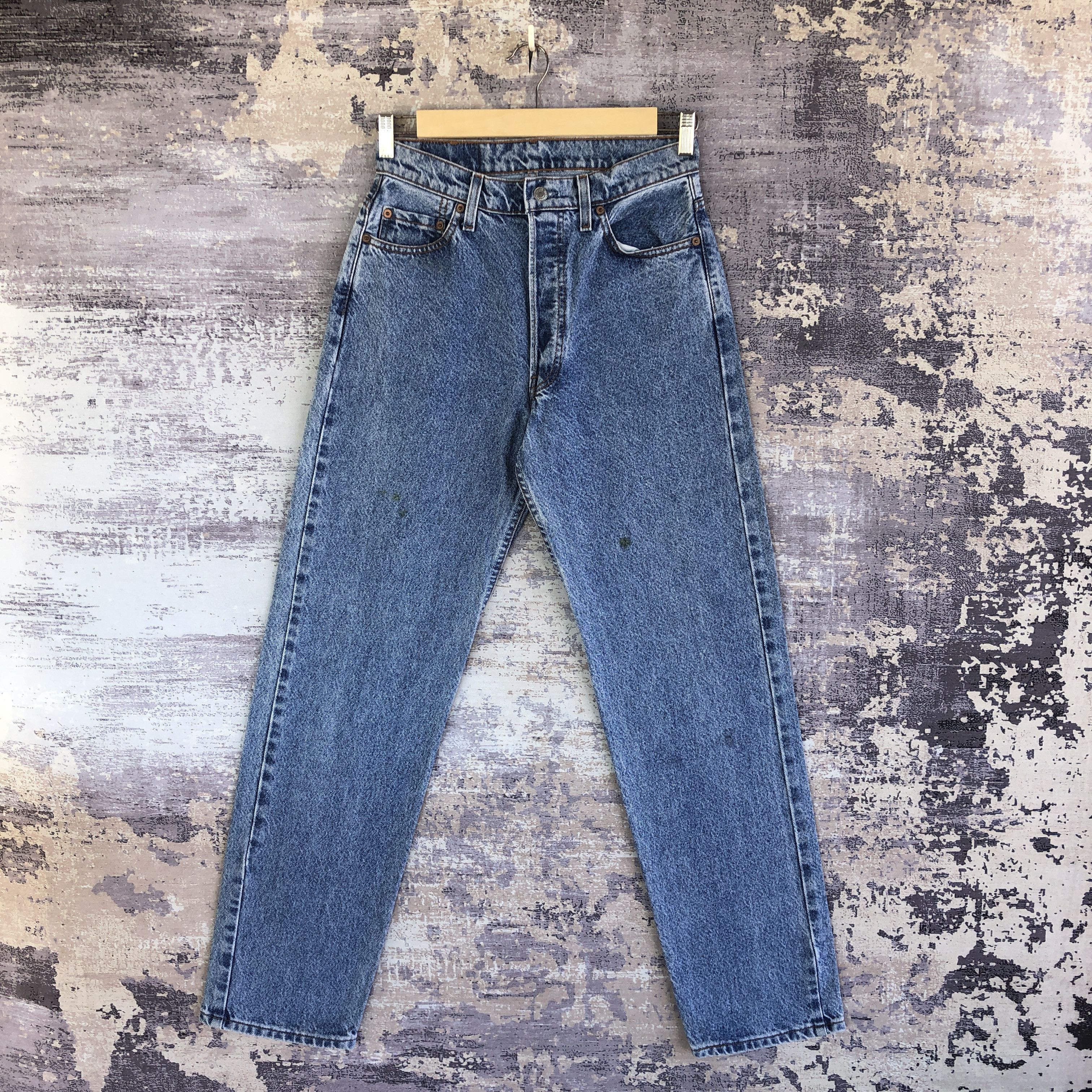 Levi's Vintage 80s Levis 505 Faded Stonewash Jeans Button Fly Denim Size US 28 / EU 44 - 1 Thumbnail