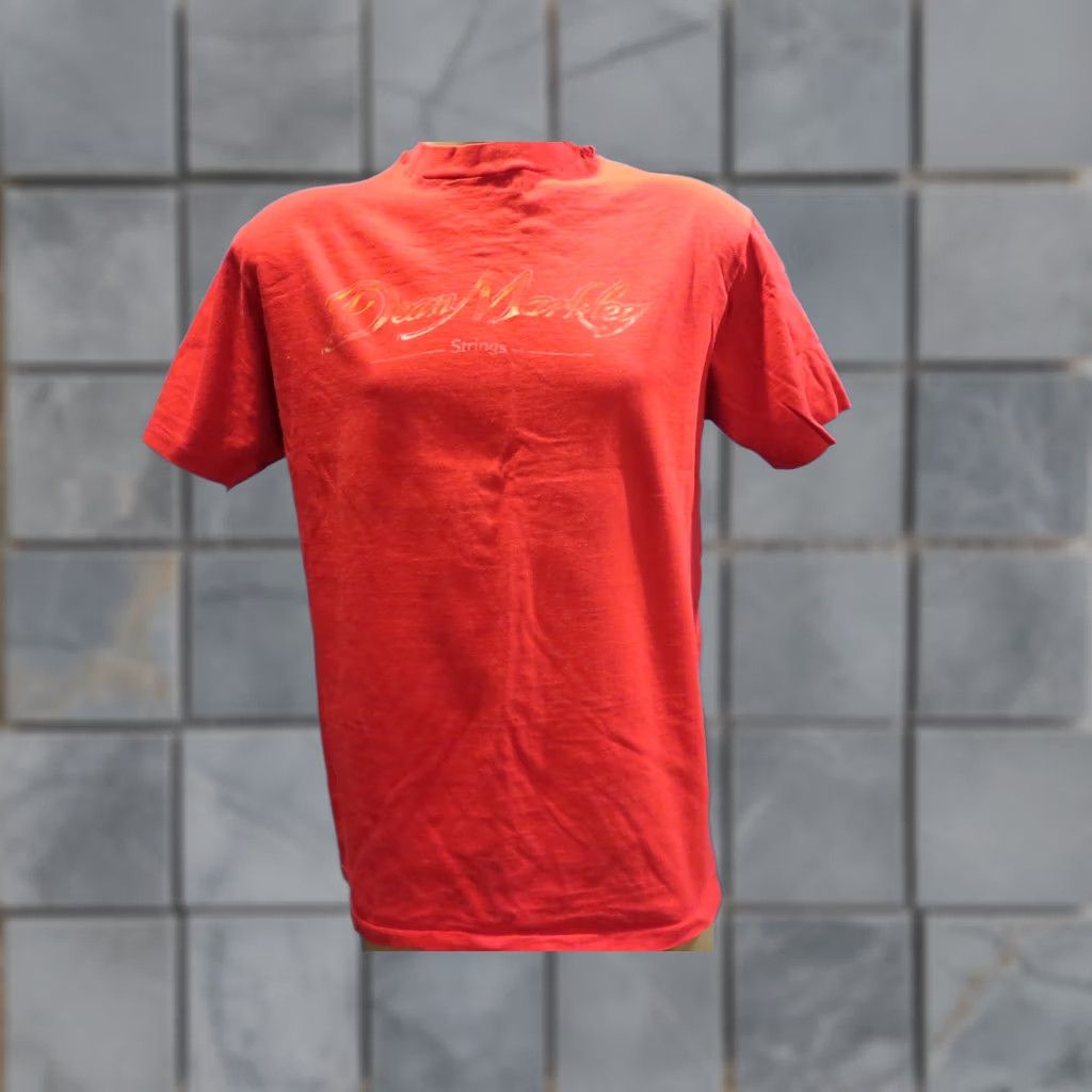 Vintage VINTAGE Dean Markley STRINGS T-Shirt LARGE red 80s 90s guitar music rock Mens XL Size US L / EU 52-54 / 3 - 1 Thumbnail