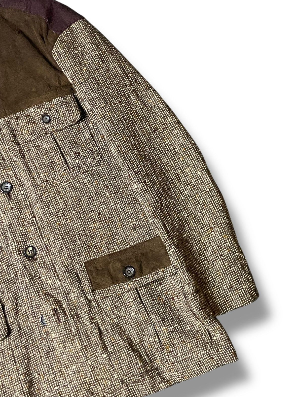 Japanese Brand × RENOWN × Vintage Renown x SimpleLife Tweed Wool Jacket (127) Size US M / EU 48-50 / 2 - 4 Thumbnail