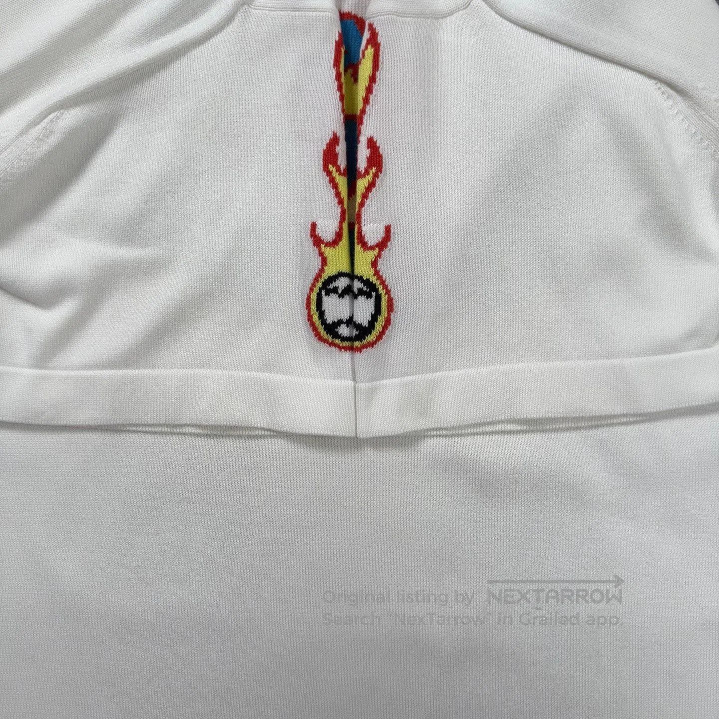 Louis Vuitton LV White Flame Slogan T-Shirt. Size S / US 4 / IT 40 - 6 Thumbnail