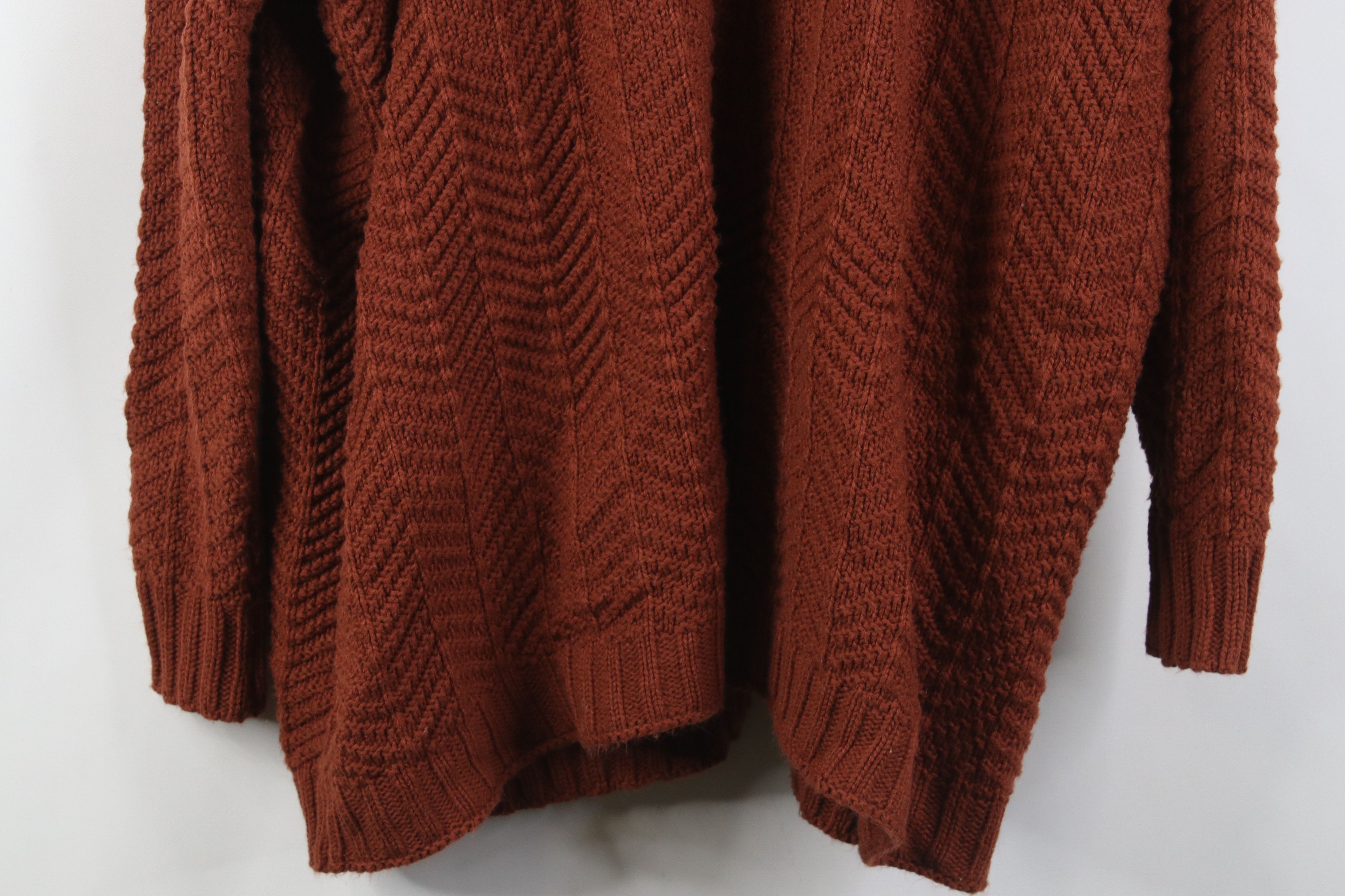 Vintage Anthropologie Moon & Madison Herringbone Knit Sweater Size S / US 4 / IT 40 - 11 Thumbnail