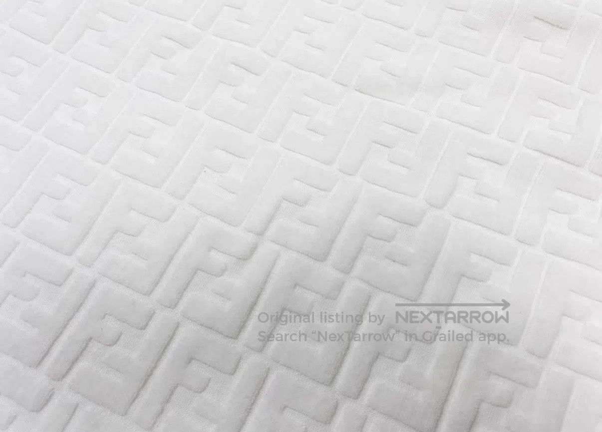 Fendi White Textured Short. Size US L / EU 52-54 / 3 - 5 Thumbnail