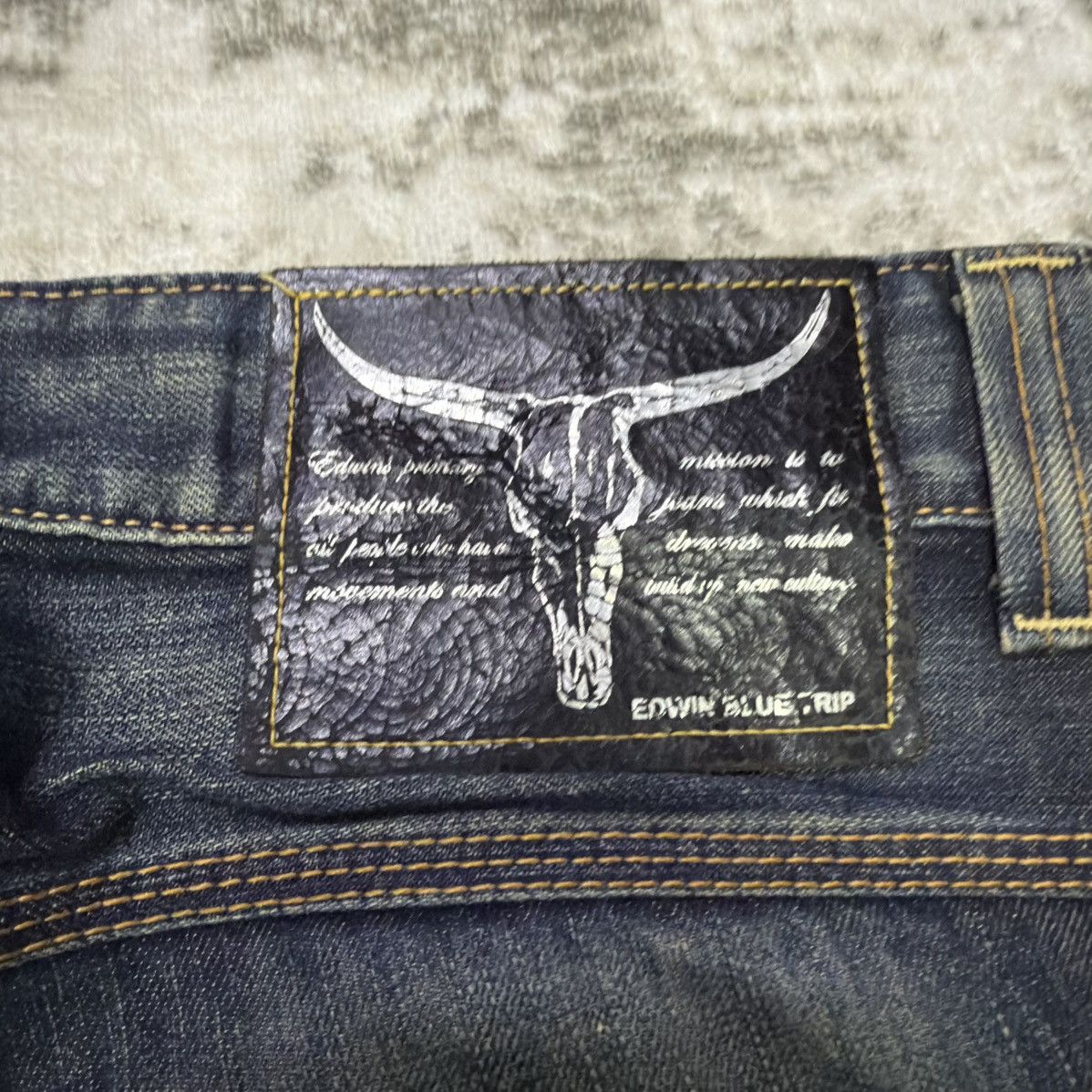 Edwin Vintage Edwin Blue Trip 512 Bush Pocket Mud Wash Jeans Size US 32 / EU 48 - 11 Thumbnail