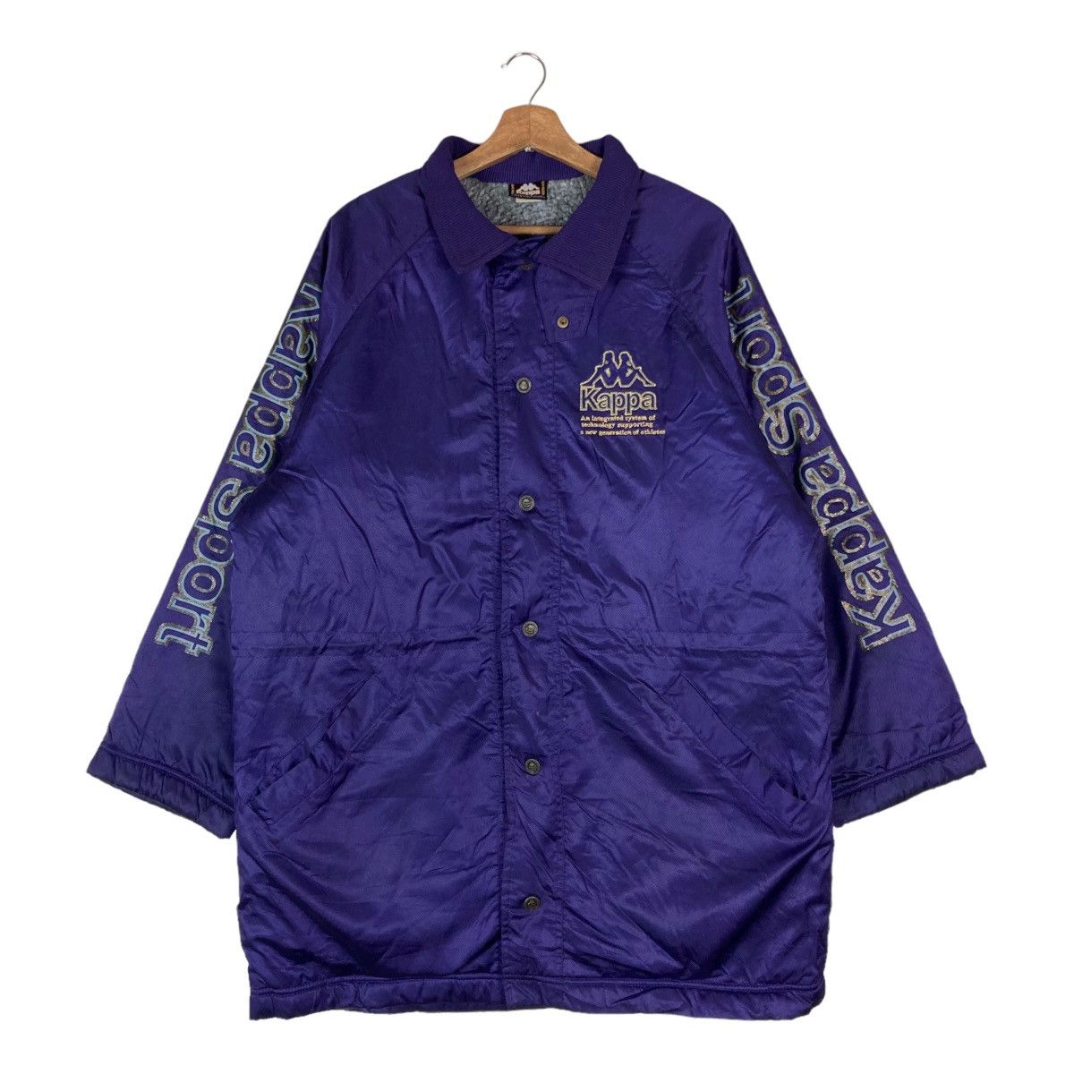 Kappa Vintage Kappa Mini and Big Logo Snap Button Jacket Size US M / EU 48-50 / 2 - 2 Thumbnail