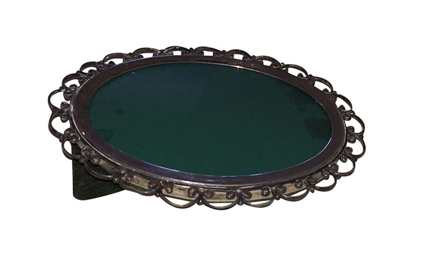 Designer Victorian Sterling Silver Filigree Oval Picture Frame Size ONE SIZE - 2 Thumbnail