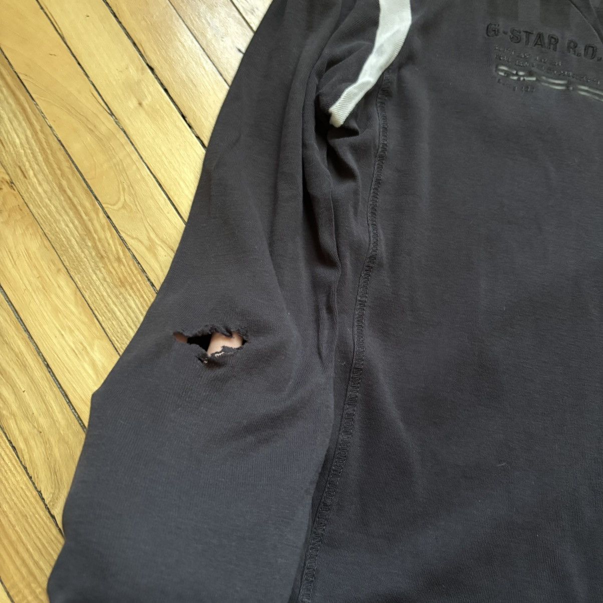 G-Star Vintage Y2K G Star Raw Distressed Longsleve Size US M / EU 48-50 / 2 - 3 Thumbnail
