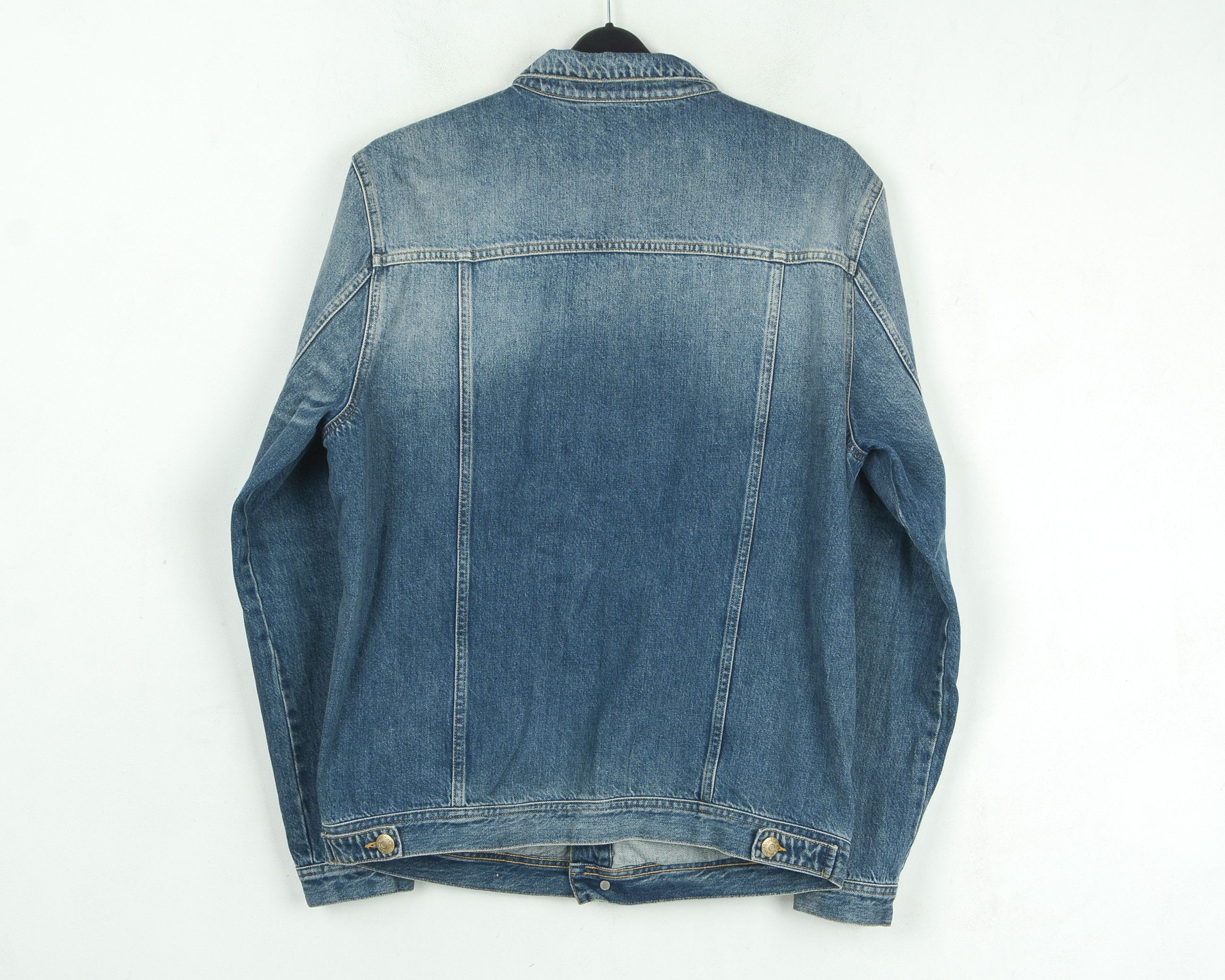 Won Hundred Fourteen Bay XL Denim Jacket Coat Stonewash Button Up Top Size US XL / EU 56 / 4 - 5 Thumbnail