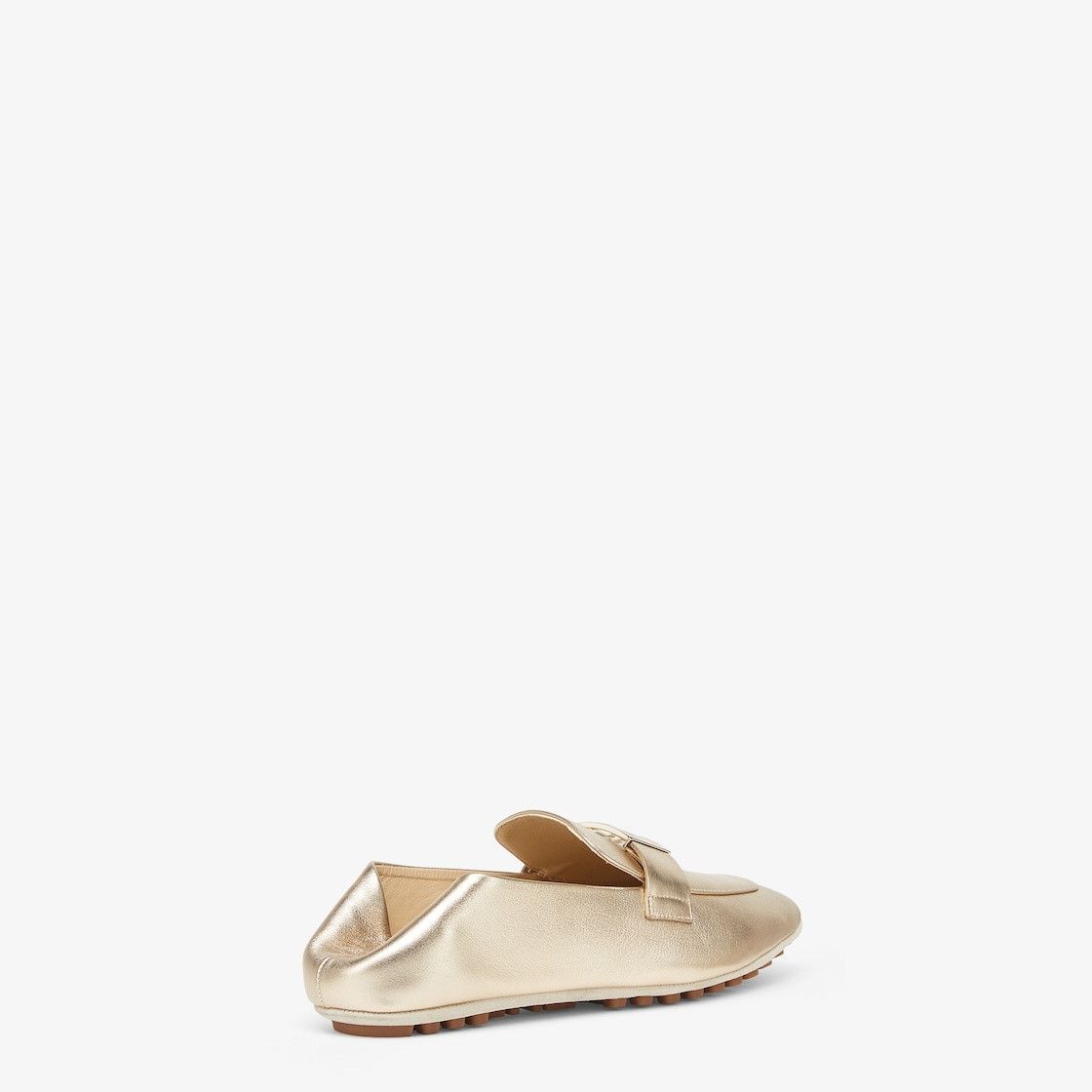 Fendi o1B3y1r0426 Baguette Driving Loafers in Gold Size US 10 / IT 40 - 3 Thumbnail