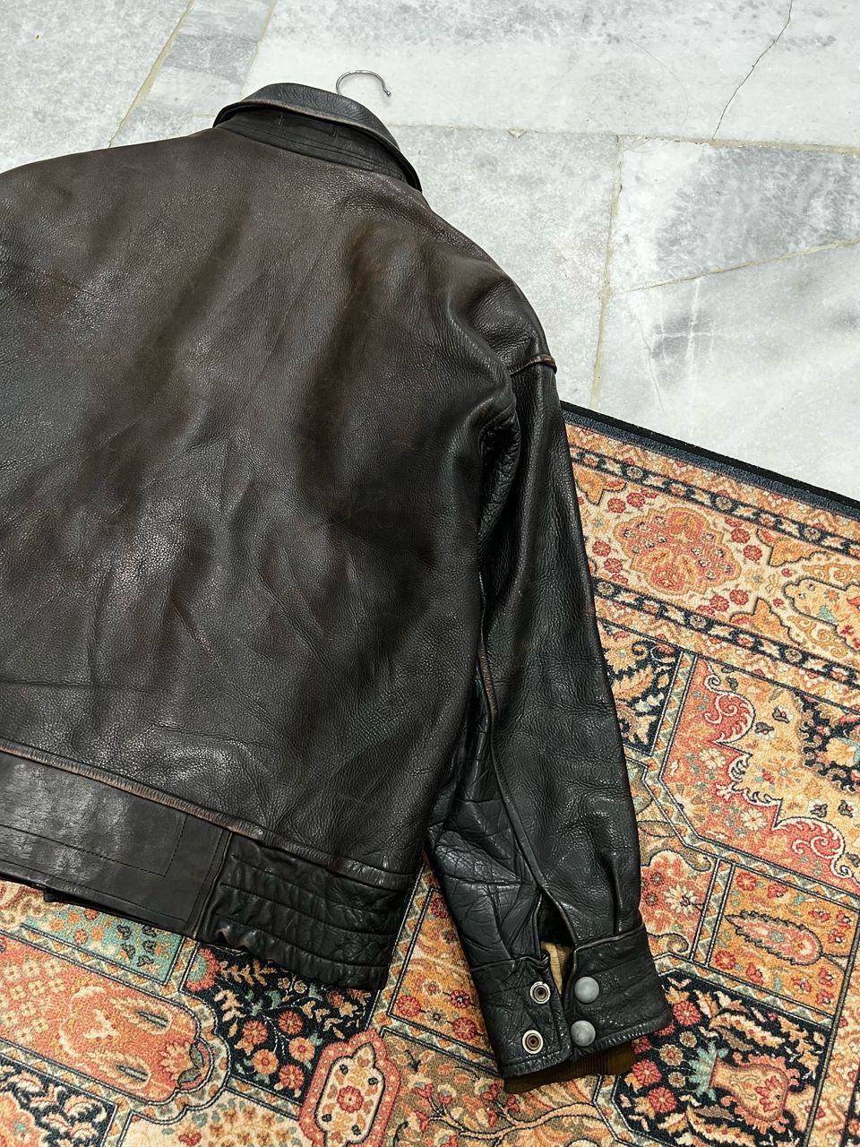 Vintage Vintage 60’s Leather Jacket Size US M / EU 48-50 / 2 - 11 Thumbnail