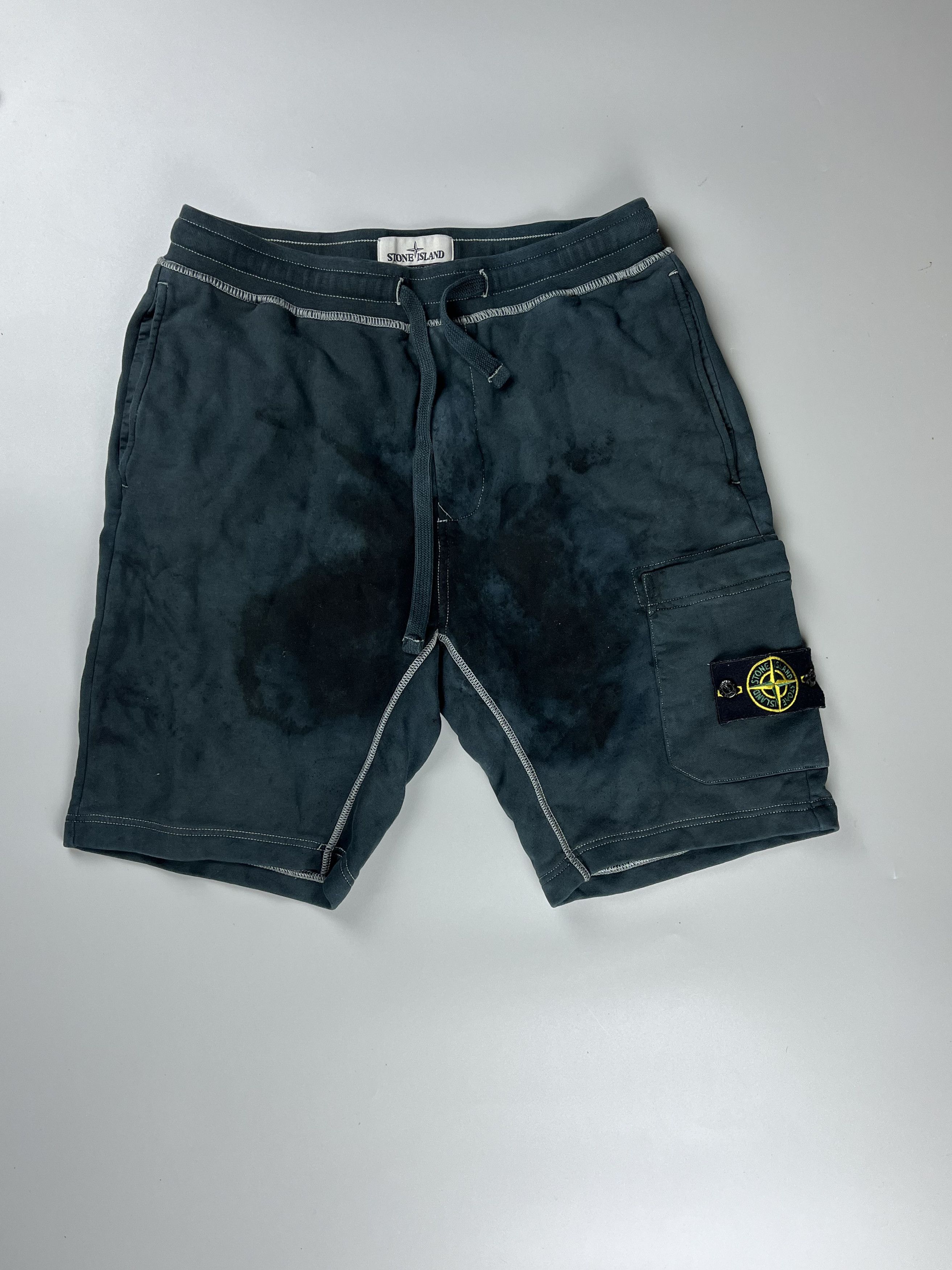 Massimo Osti × Stone Island × Vintage Vintage Stone Island Tie Dye Shorts Size US 30 / EU 46 - 1 Thumbnail