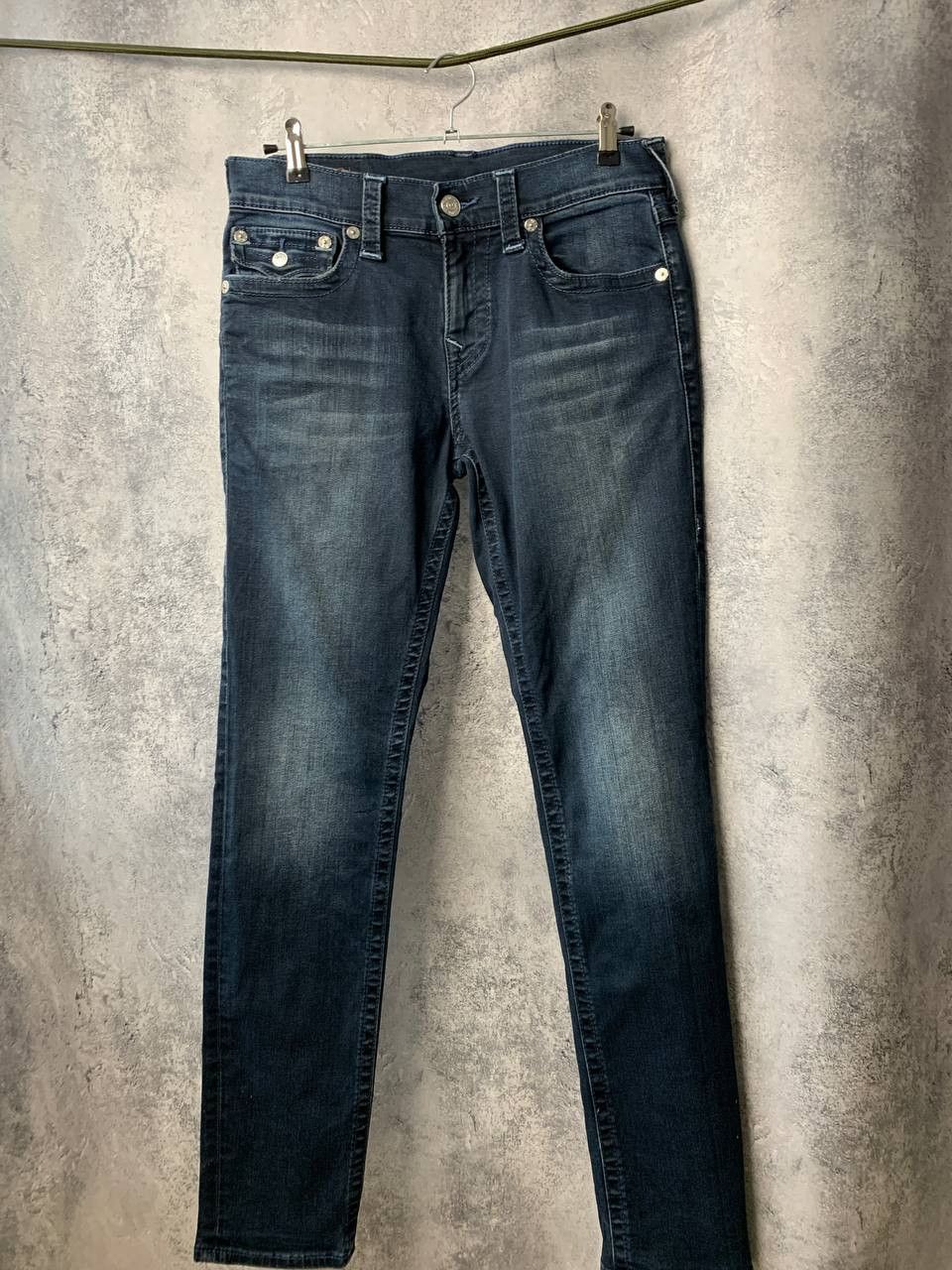 True Religion Geno Flap SN Relaxed Slim Denim Pants Blue