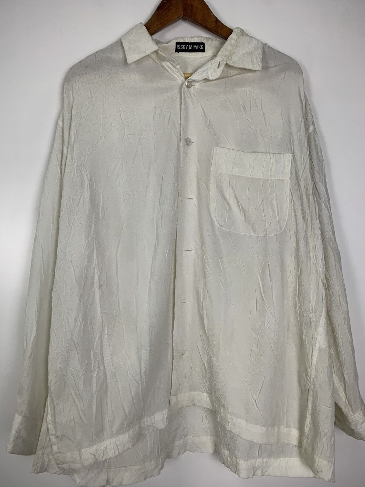 Issey Miyake Vintage Issey Miyake button Shirt Size US L / EU 52-54 / 3 - 2 Thumbnail
