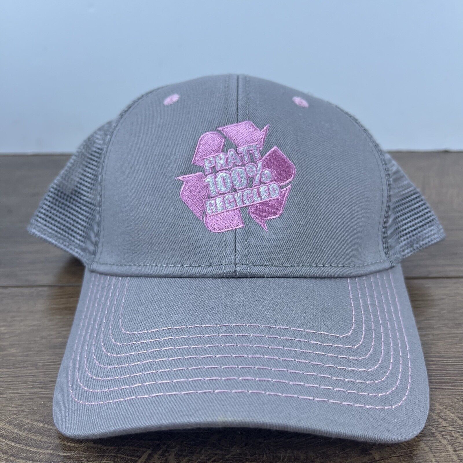 Other Pratt 100% Recycled Hat Gray Hat Adjustable Gray Adult Size Size ONE SIZE - 1 Thumbnail