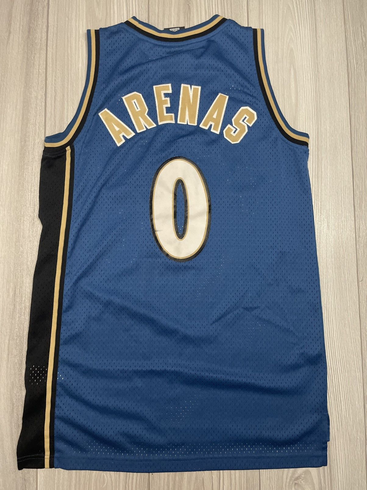 Adidas Vintage Adidas Washington Wizzards #0 Gilbert Arenas NBA Size US S / EU 44-46 / 1 - 2 Thumbnail