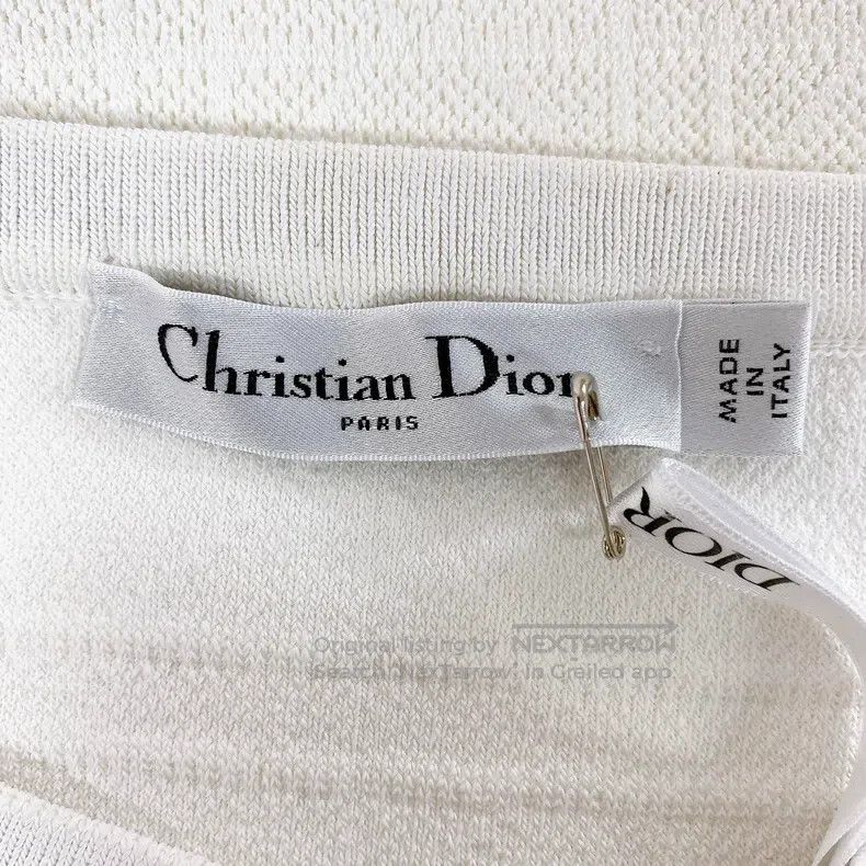 Dior Dior White knitted short skirt Size 26" / US 2 / IT 38 - 6 Thumbnail