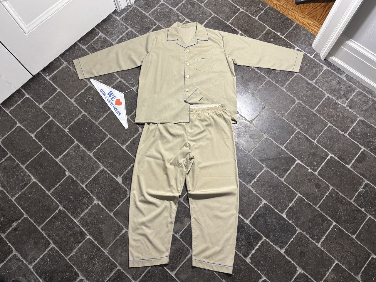 Vintage Vintage Pajamas Matching Sleep Set Two Piece PJs Size US 36 / EU 52 - 15 Thumbnail