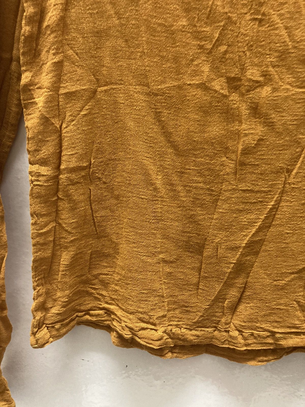Designer × Issey Miyake × Japanese Brand ISSEY MIYAKE Permanente Brown Pleats High Neck Long Sleeve Size S / US 4 / IT 40 - 11 Thumbnail