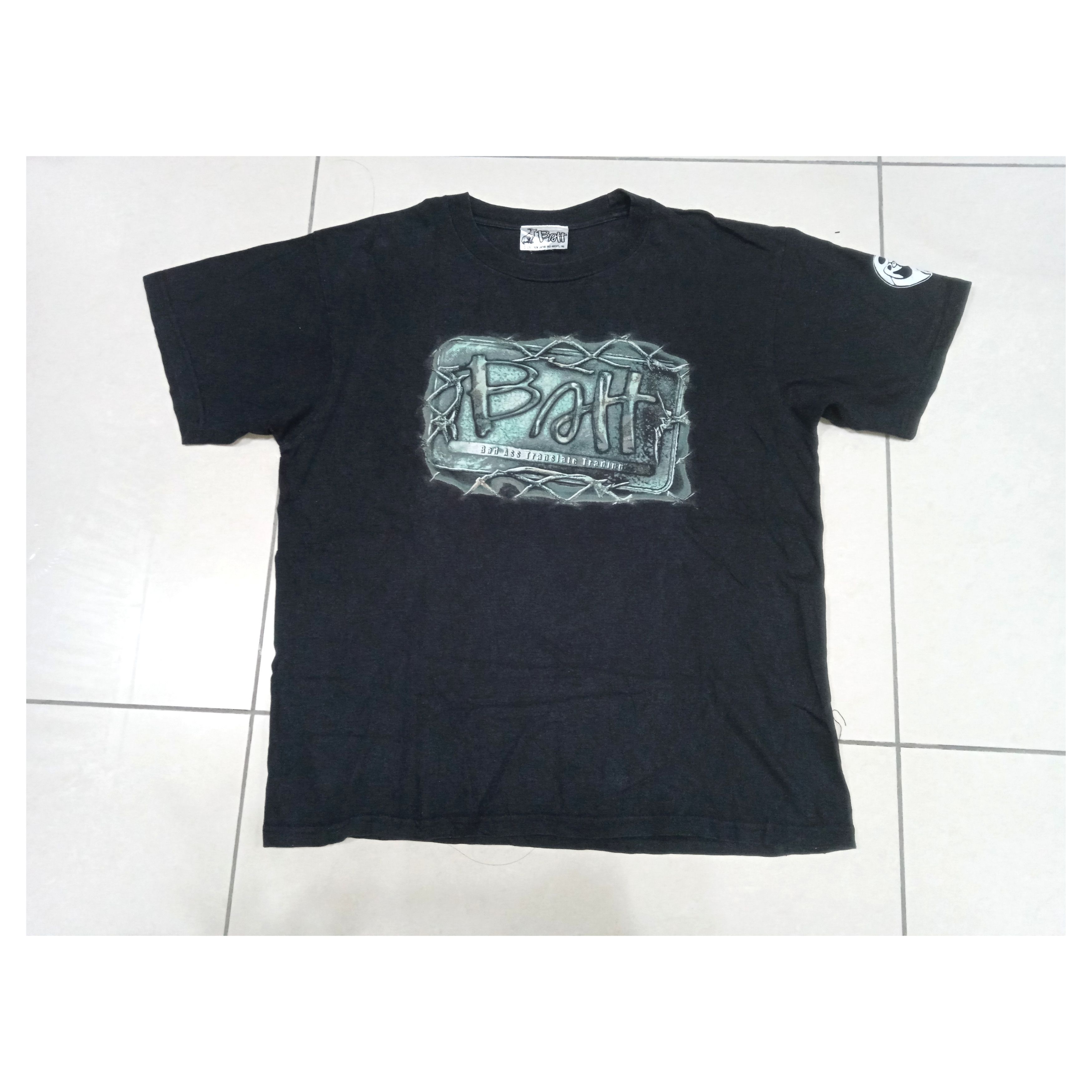Vintage 2000s NJPW Bad Ass Translate Trading T Shirt