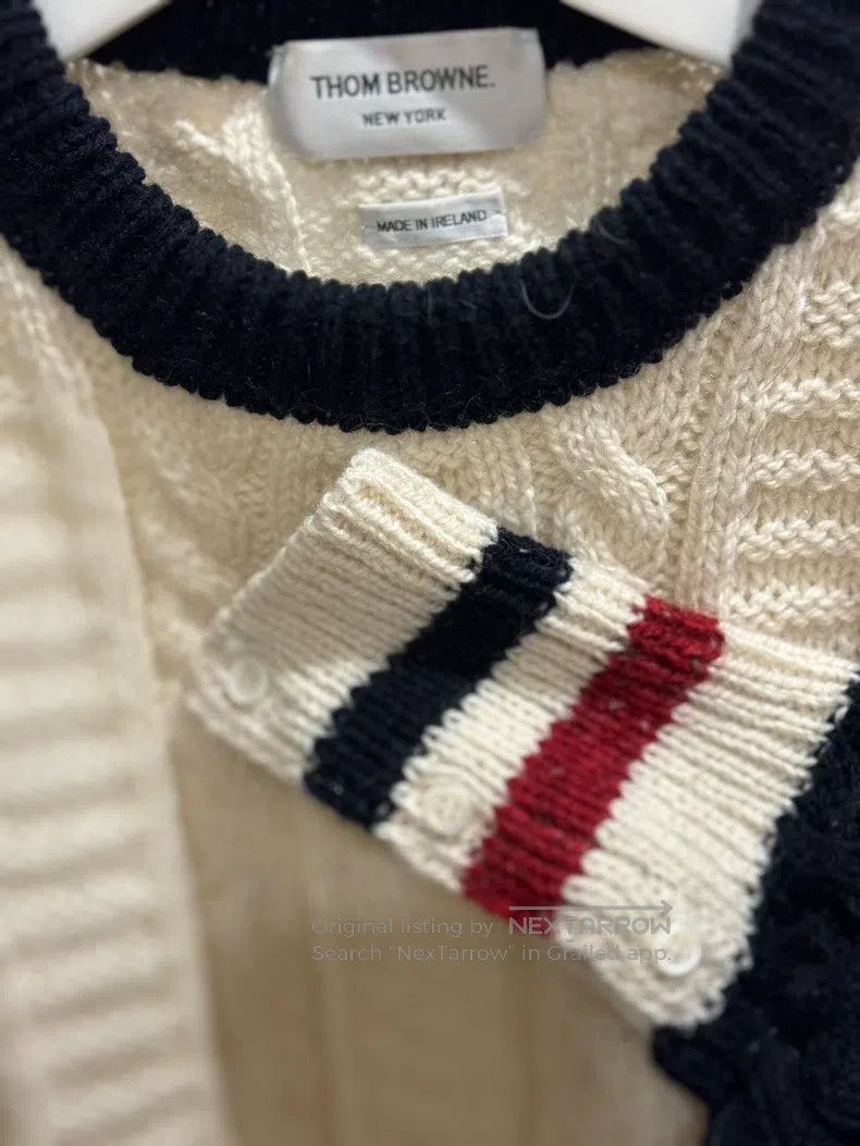 Thom Browne Thom Browne Color Block Knit Sweater Size US S / EU 44-46 / 1 - 2 Thumbnail