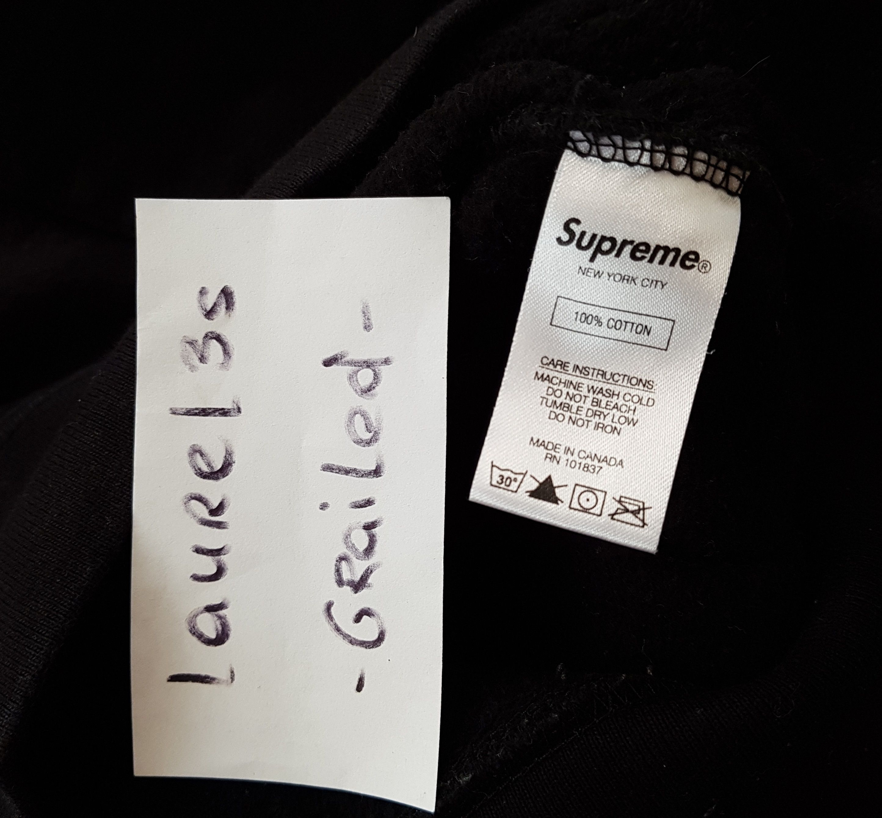 Supreme Supreme Black Blocked Hooded Sweatshirt FW17 Hoodie Size US M / EU 48-50 / 2 - 15 Thumbnail