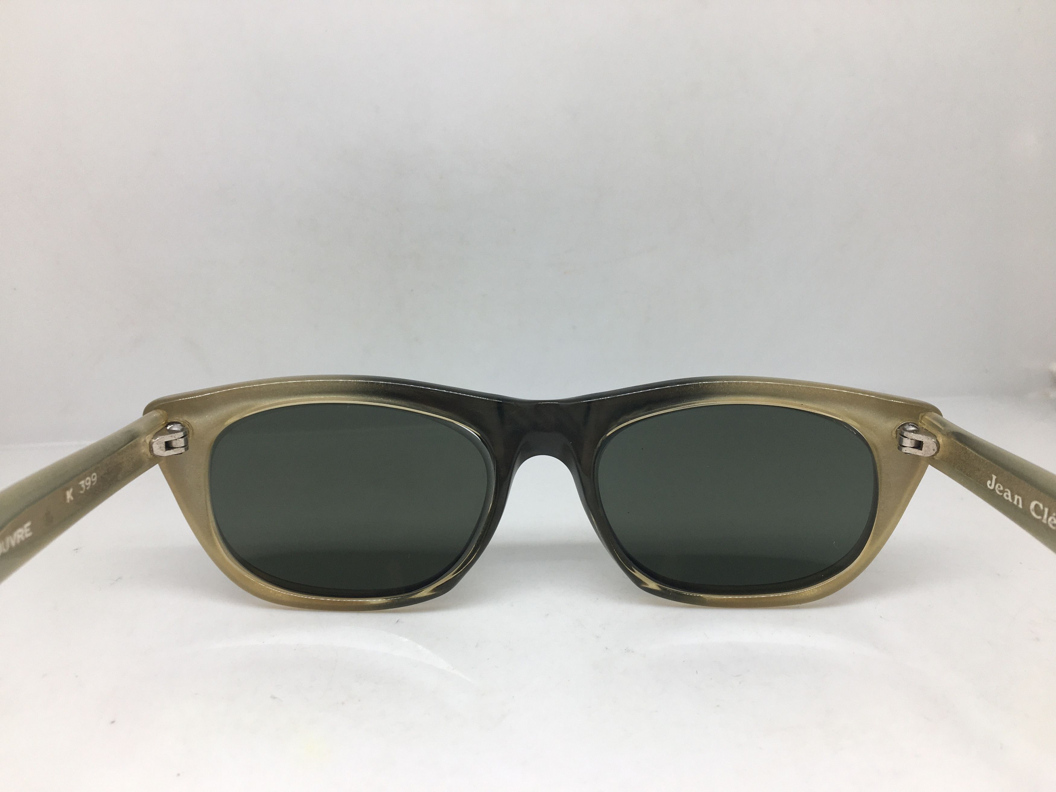 Vintage Vintage Jean Clement Louvre Handmade Sunglasses Frame Size ONE SIZE - 6 Thumbnail