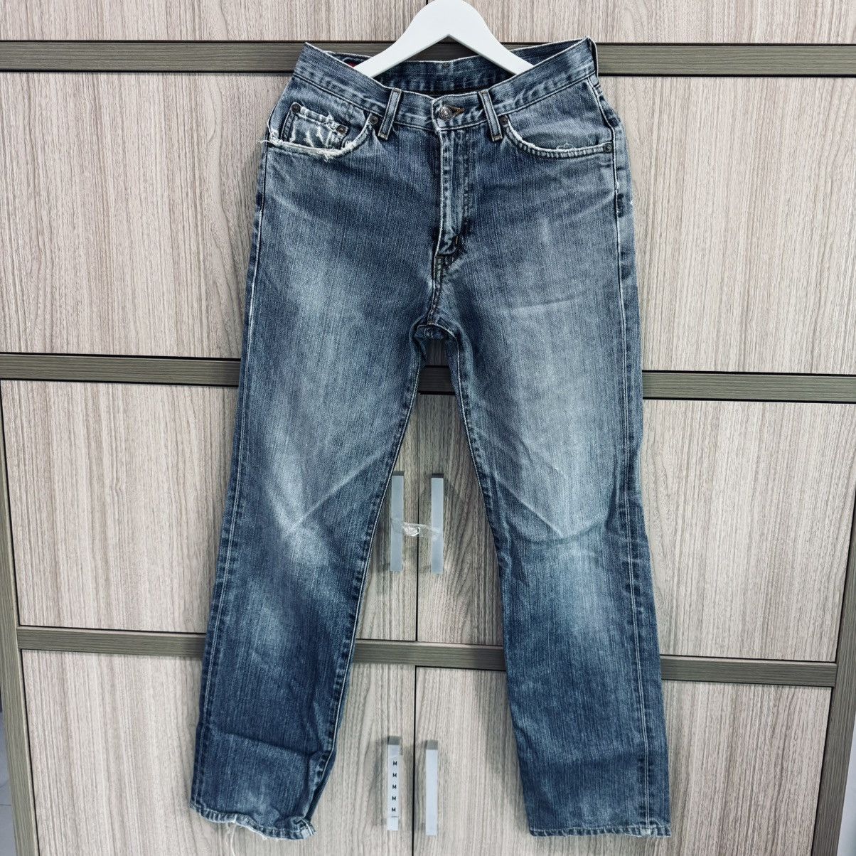 Edwin Size 29 X 33 503 EdwinDistressed Denim Size US 29 - 1 Thumbnail