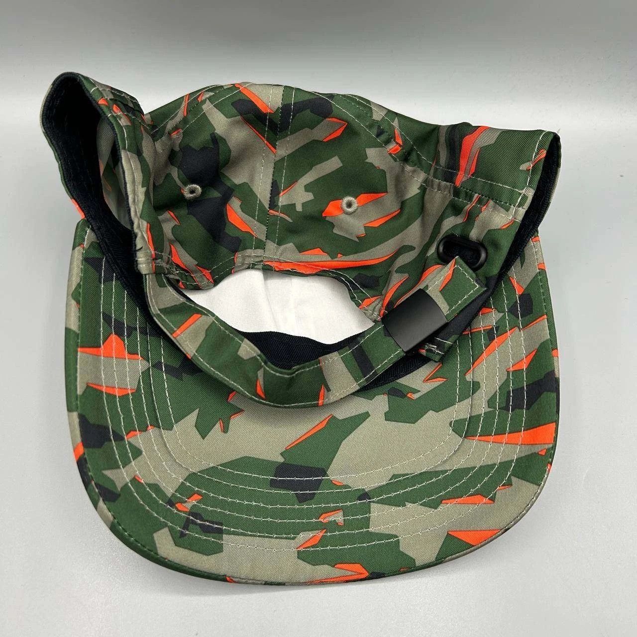 Nike Nike Heritage 86 Hat Men Green Orange Camouflage Strap Back Size ONE SIZE - 8 Thumbnail