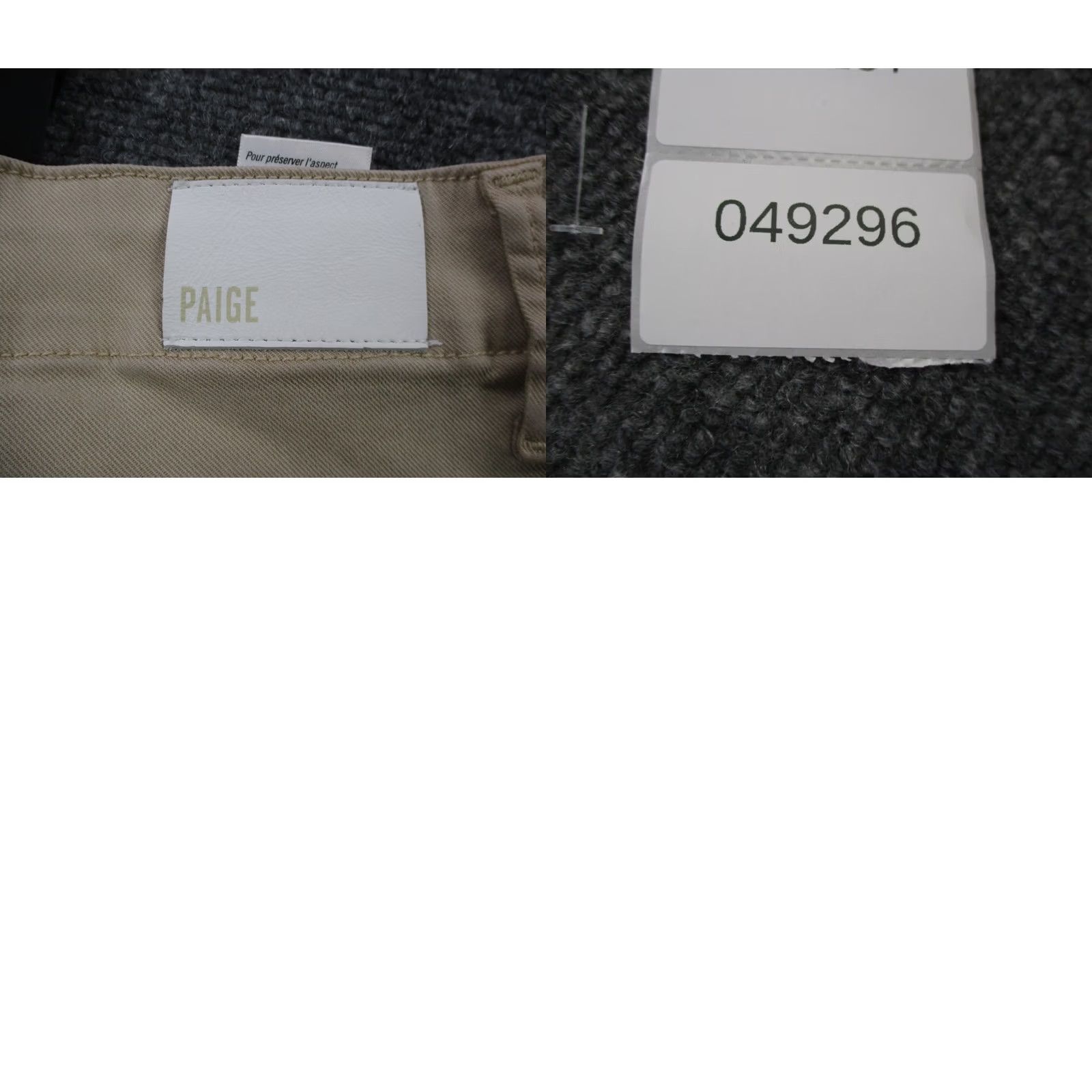 Paige Paige Mens Pants 34 Beige Drew Utility Casual Hiking Workwear Climbing Logo NEW Size US 34 / EU 50 - 10 Thumbnail