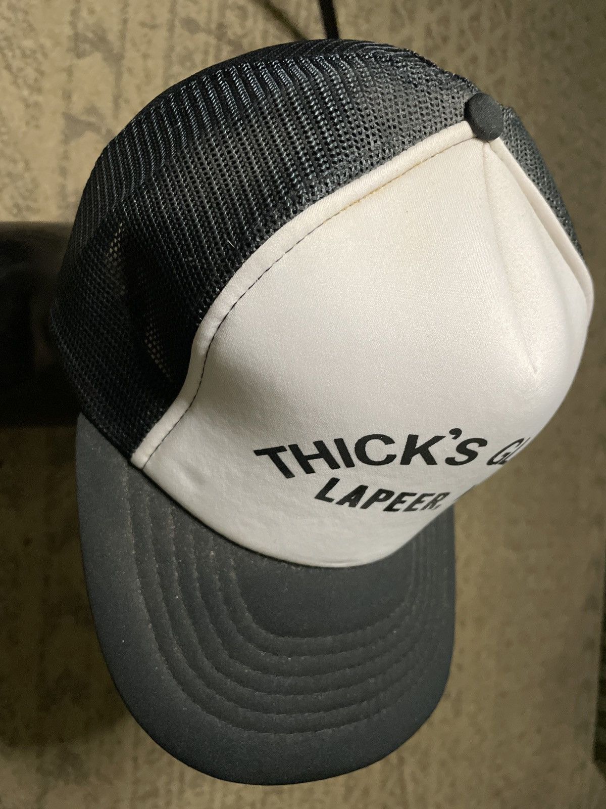 Vintage THICKS GLASS LAPEER MI hat cap SnapBack foam mesh trucker 🔥 Size ONE SIZE - 7 Thumbnail