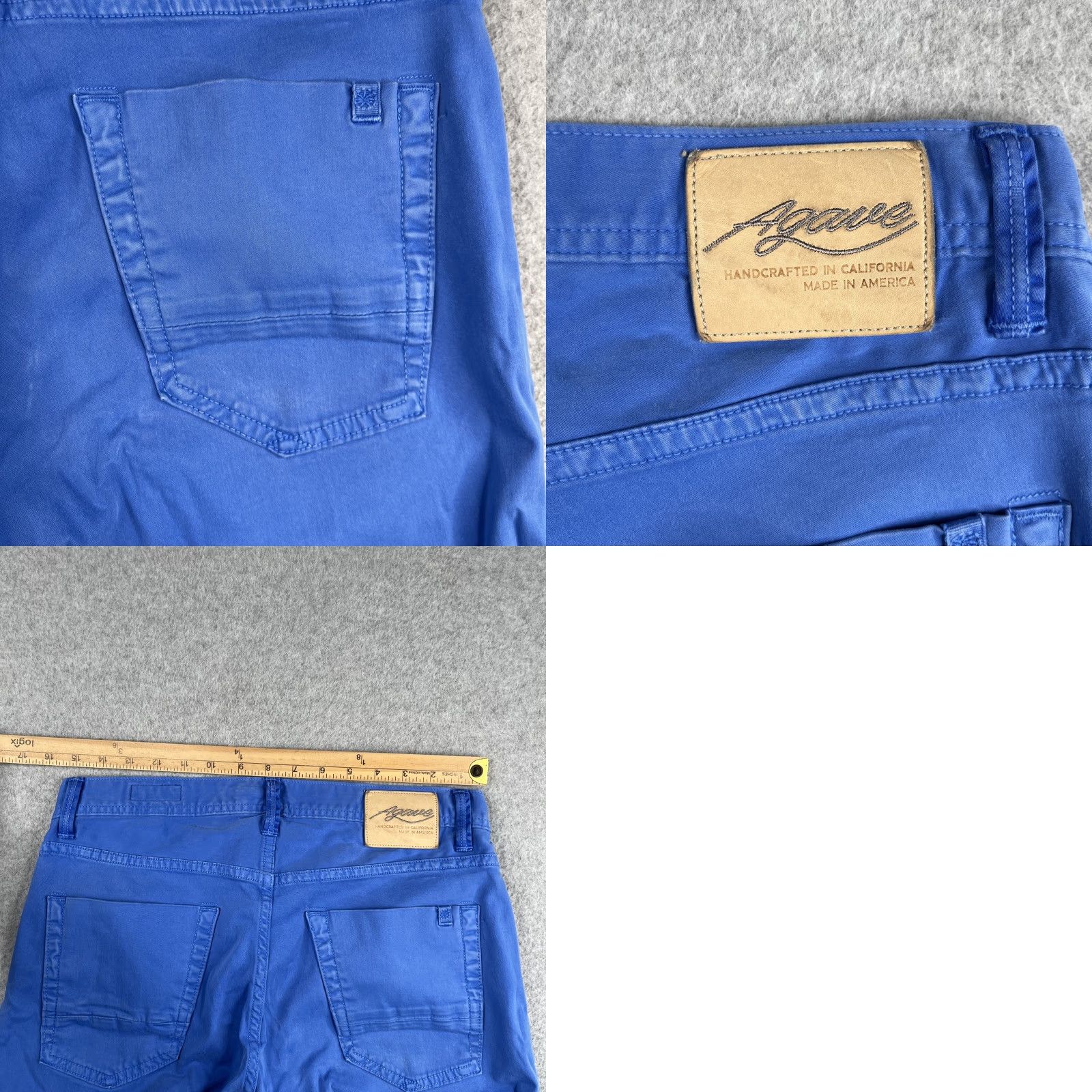Vintage Agave Pragmatist Jeans Mens 32 Straight Blue Made In USA Size US 32 / EU 48 - 9 Thumbnail