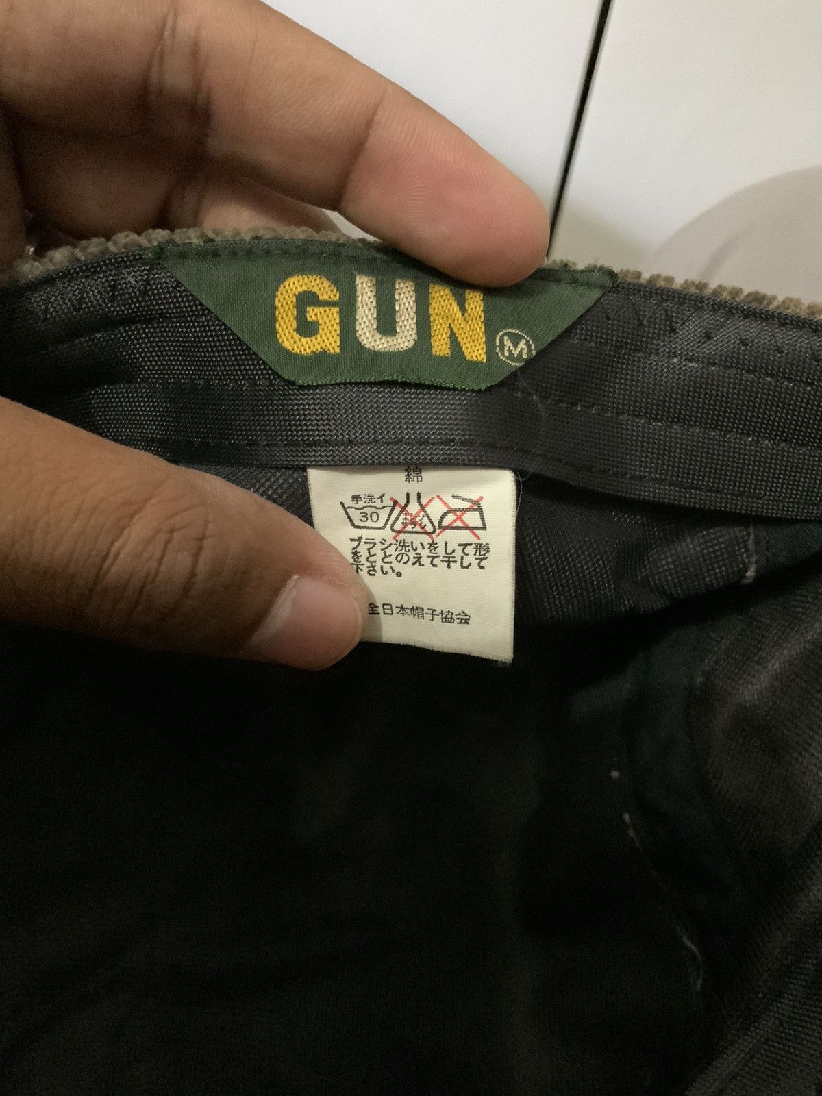 Japanese Brand GUN Corduroy Flat Head Baretta Hat Cap Size ONE SIZE - 10 Thumbnail