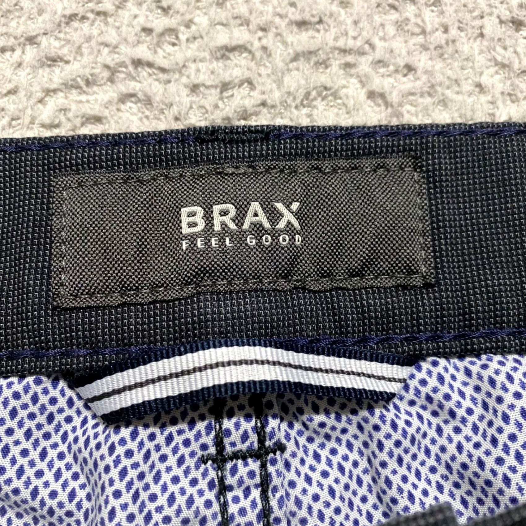 BRAX BRAX Pants Gray Regular Straight 36x34 Mens Mid Rise 5-Pocket Denim Woven Dress Casual Size US 36 / EU 52 - 3 Thumbnail