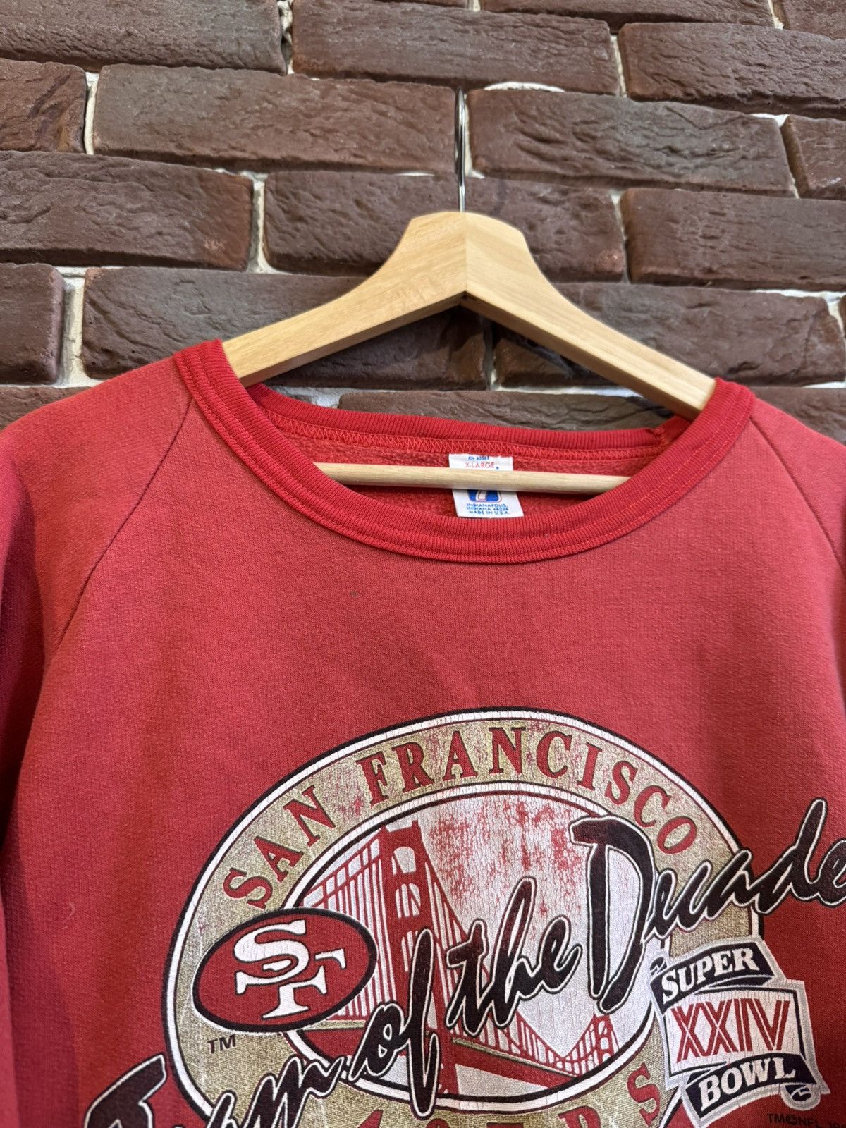 NFL VTG SAN FRANCISCO 49ers 1989 XL SUPER BOWL XXIX SWEATSHIRT Size US XL / EU 56 / 4 - 5 Thumbnail