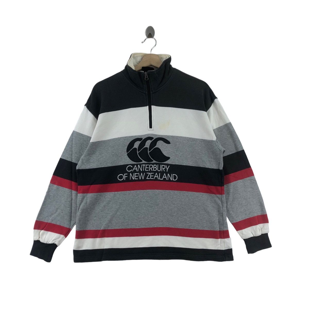 Vintage CANTERBURY NEW ZEALAND Rugby Striped Sweater