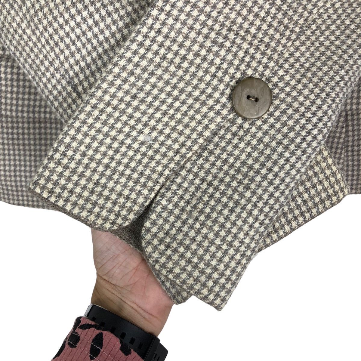 Christian Dior Monsieur 🔥90’s Checked Tartan Double Breast Cropped Jacket Dior Size M / US 6-8 / IT 42-44 - 12 Thumbnail
