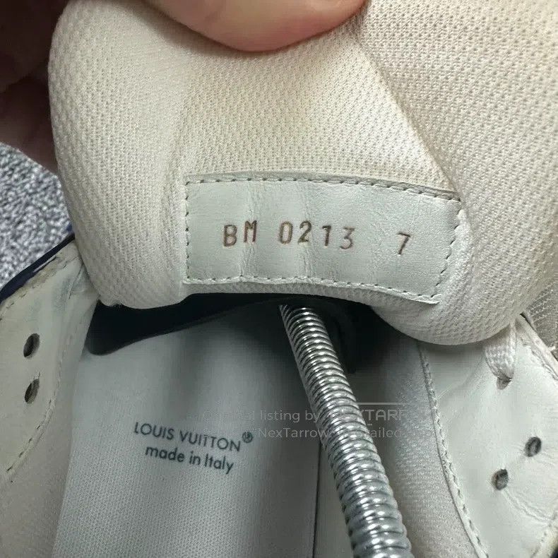 Louis Vuitton Louis Vuitton White and blue denim shoes Size US 7 / EU 40 - 8 Thumbnail