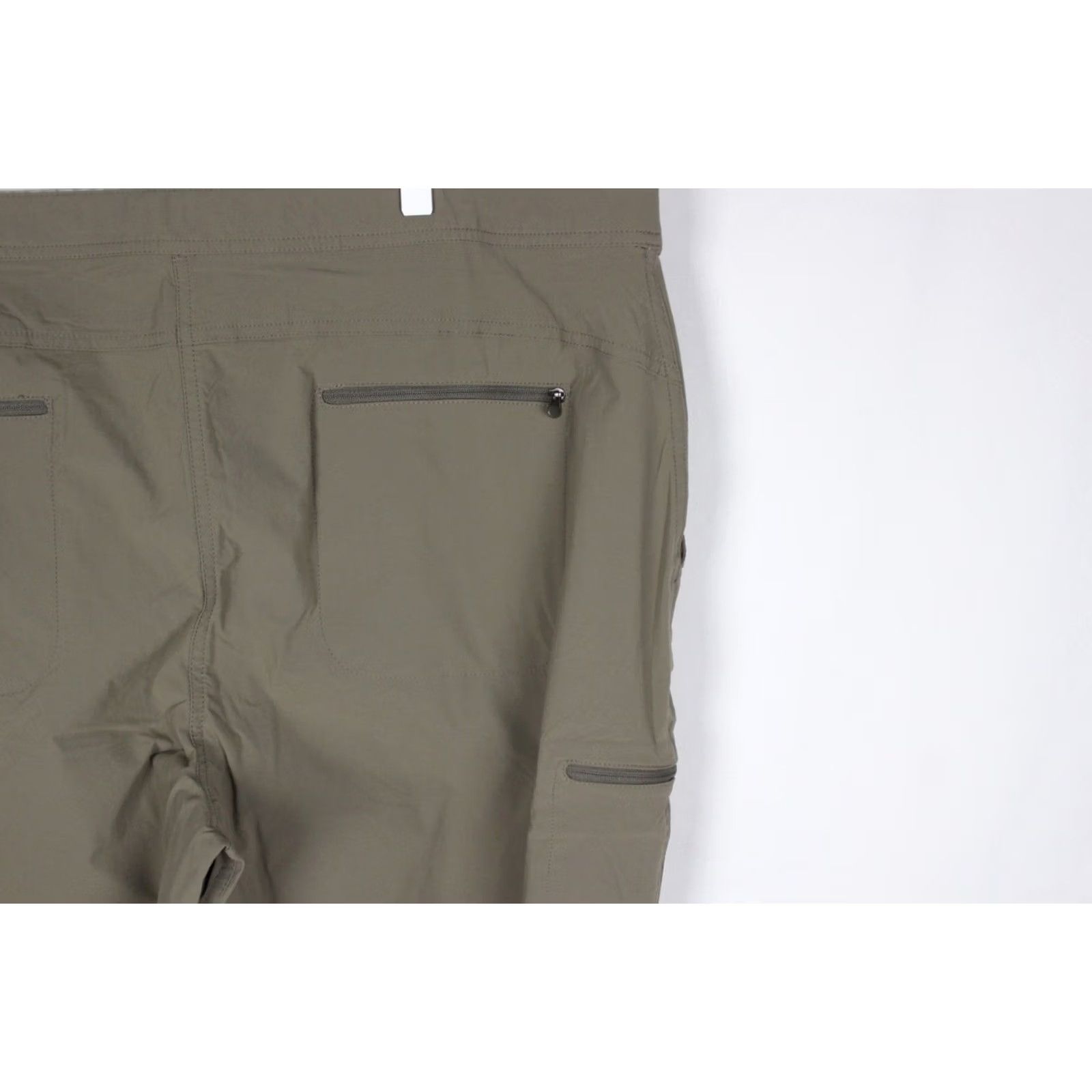 Vintage VINTAGE LL Bean Women's Comfort Trail Pants Water Repellent 20W Red Ash Brown Size 42" / US 20 - 3 Thumbnail