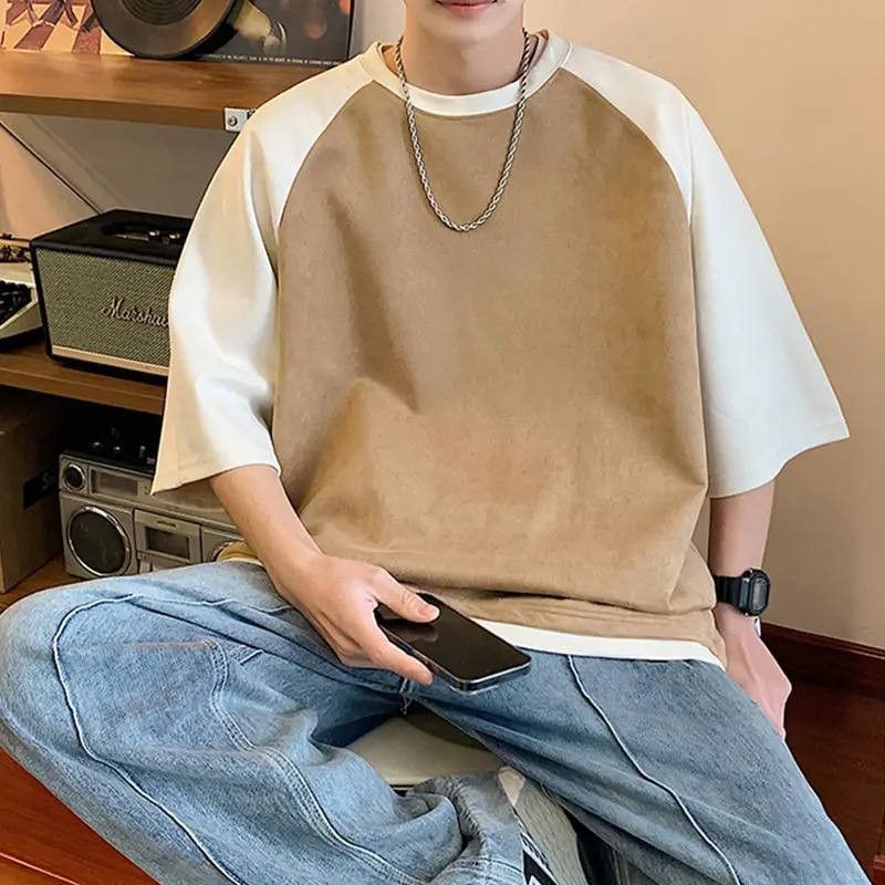 Nike × Vintage patchwork suede T-shirt. Size US M / EU 48-50 / 2 - 1 Thumbnail