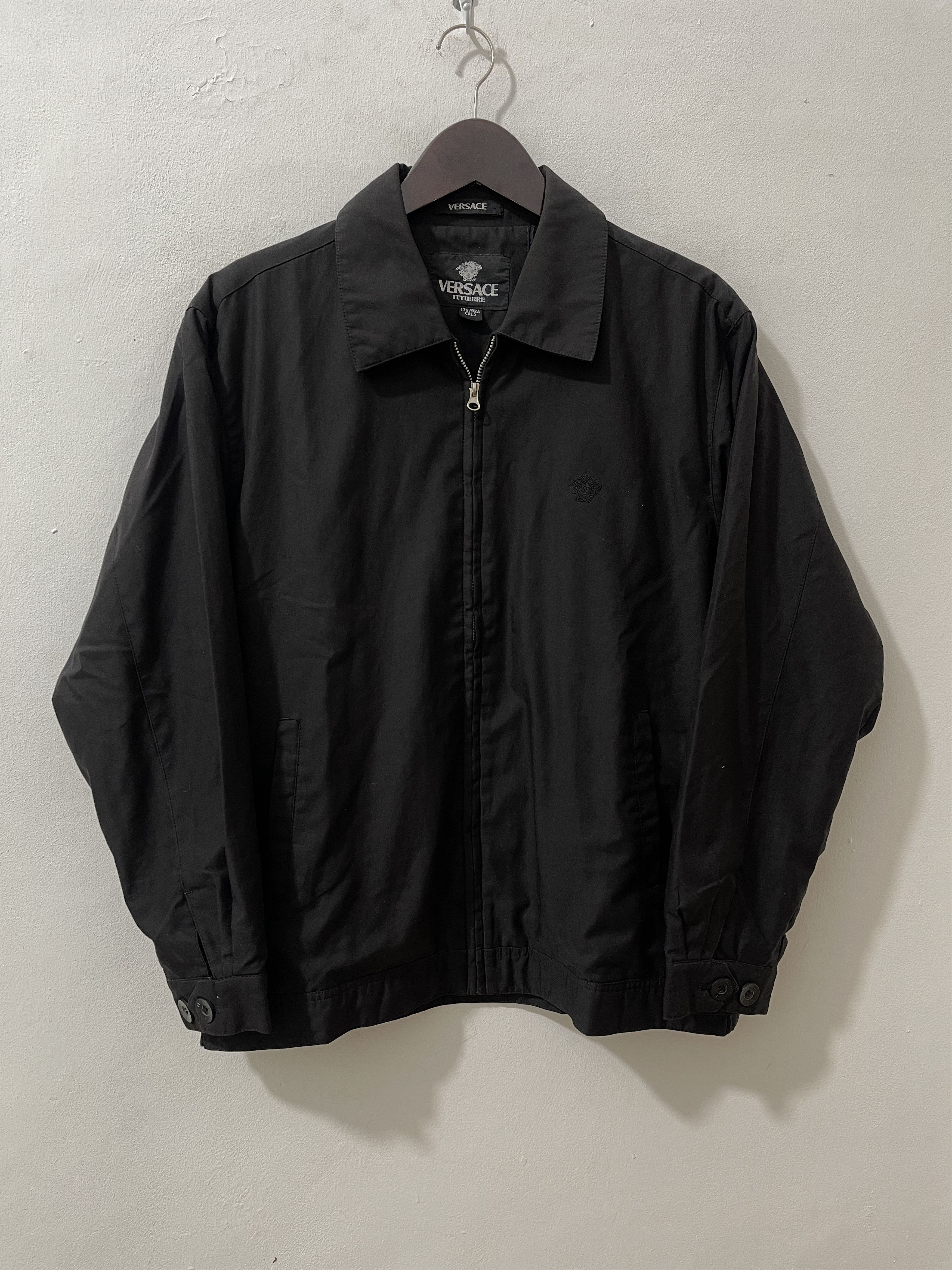 Versace Vintage Versace Ittiere Black Jacket Size US XL / EU 56 / 4 - 1 Thumbnail