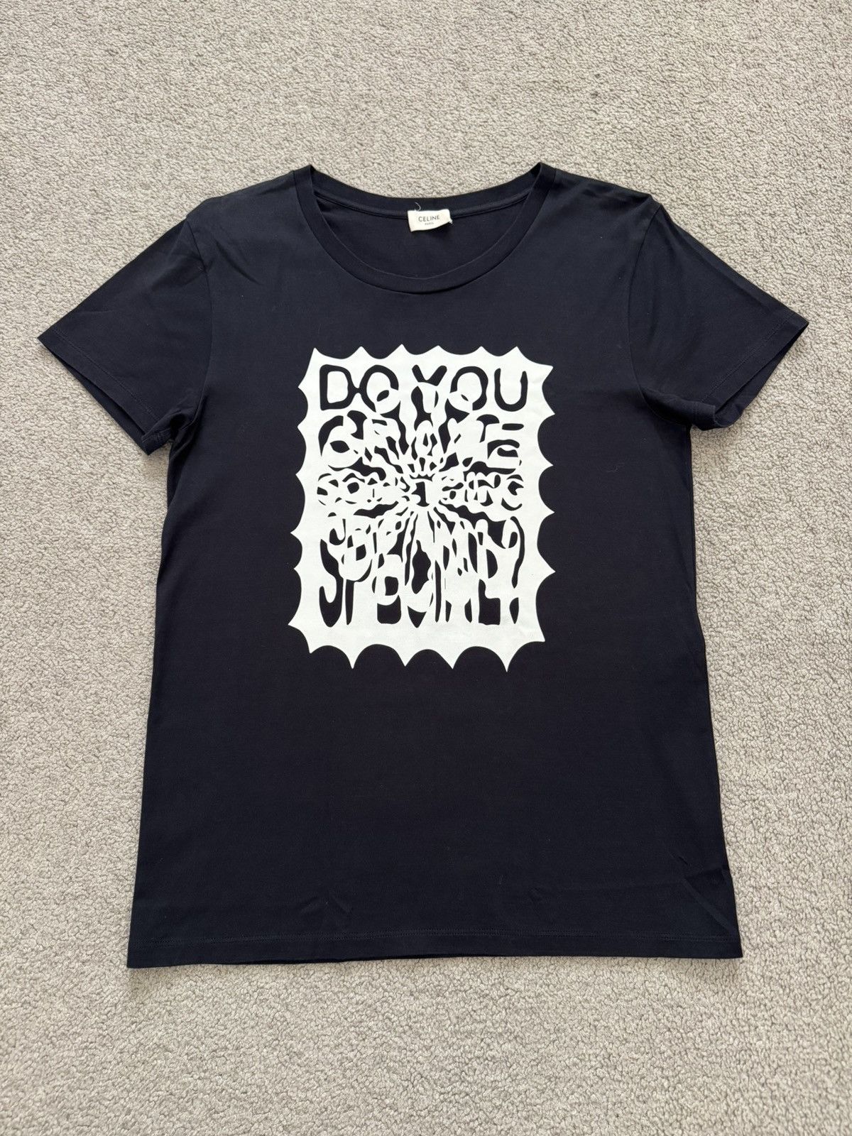 Celine × Hedi Slimane Céline 'Unlock your fantasies' T-Shirt | Grailed