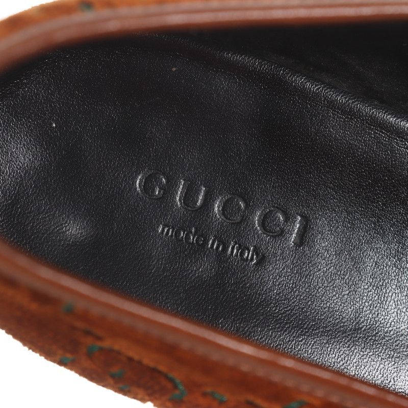 Gucci Gucci Velvet Loafers in Brown - Size US 7.5 / EU 40-41 - 6 Thumbnail