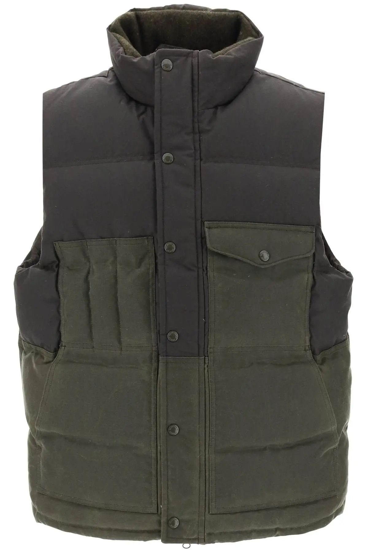 image of Filson O1S22I1N0324 'cruiser' Puffer Vest In Green Brown, Men's (Size XL)