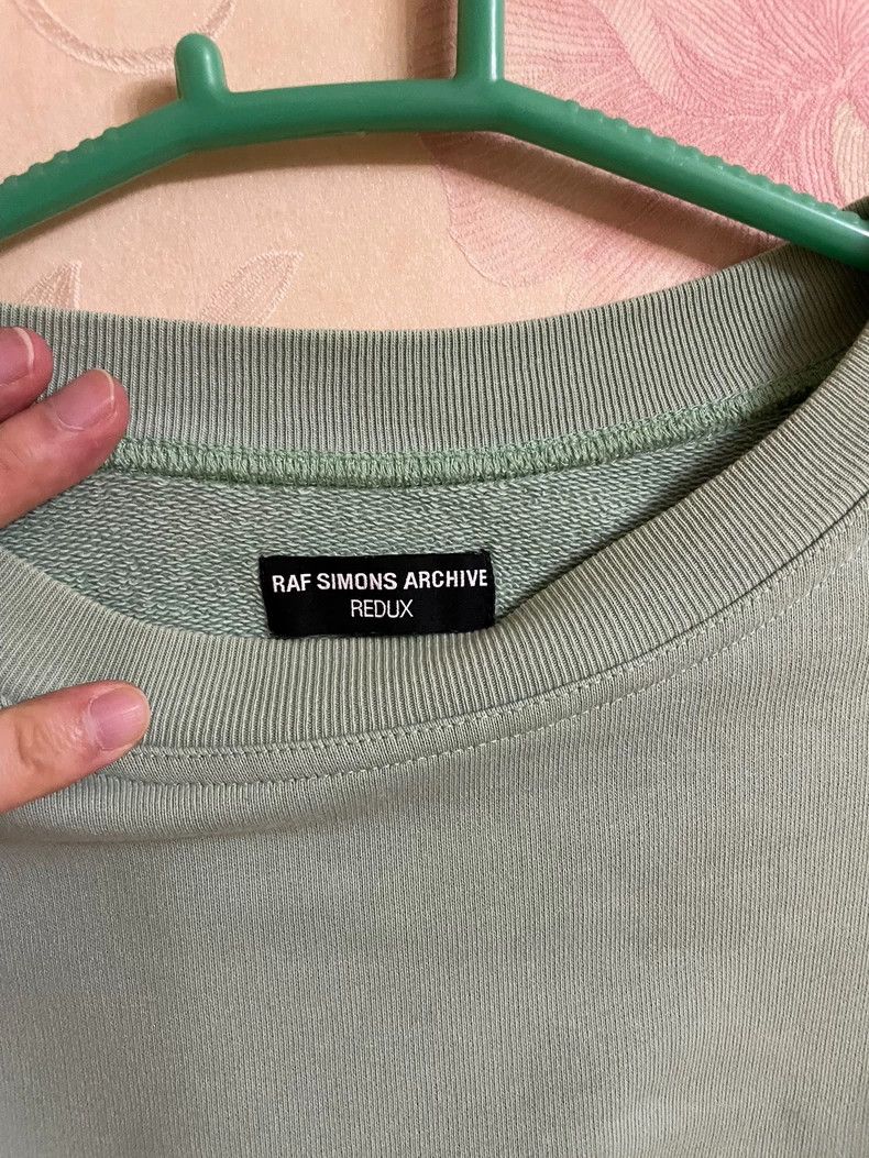 Raf Simons Raf simons Mint green damage sweatshirt Size US M / EU 48-50 / 2 - 3 Thumbnail