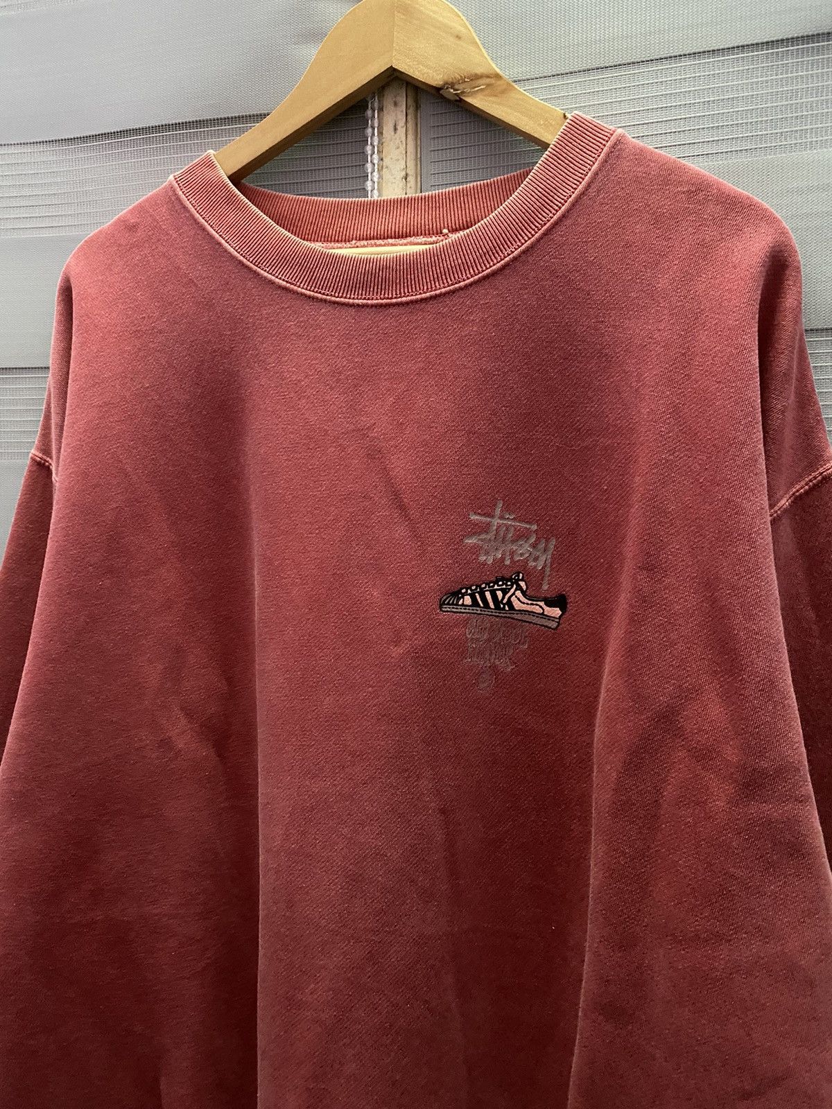 Stussy × Vintage Vintage 90s Stussy Ripoff Adidas Hoodie Size US L / EU 52-54 / 3 - 6 Thumbnail