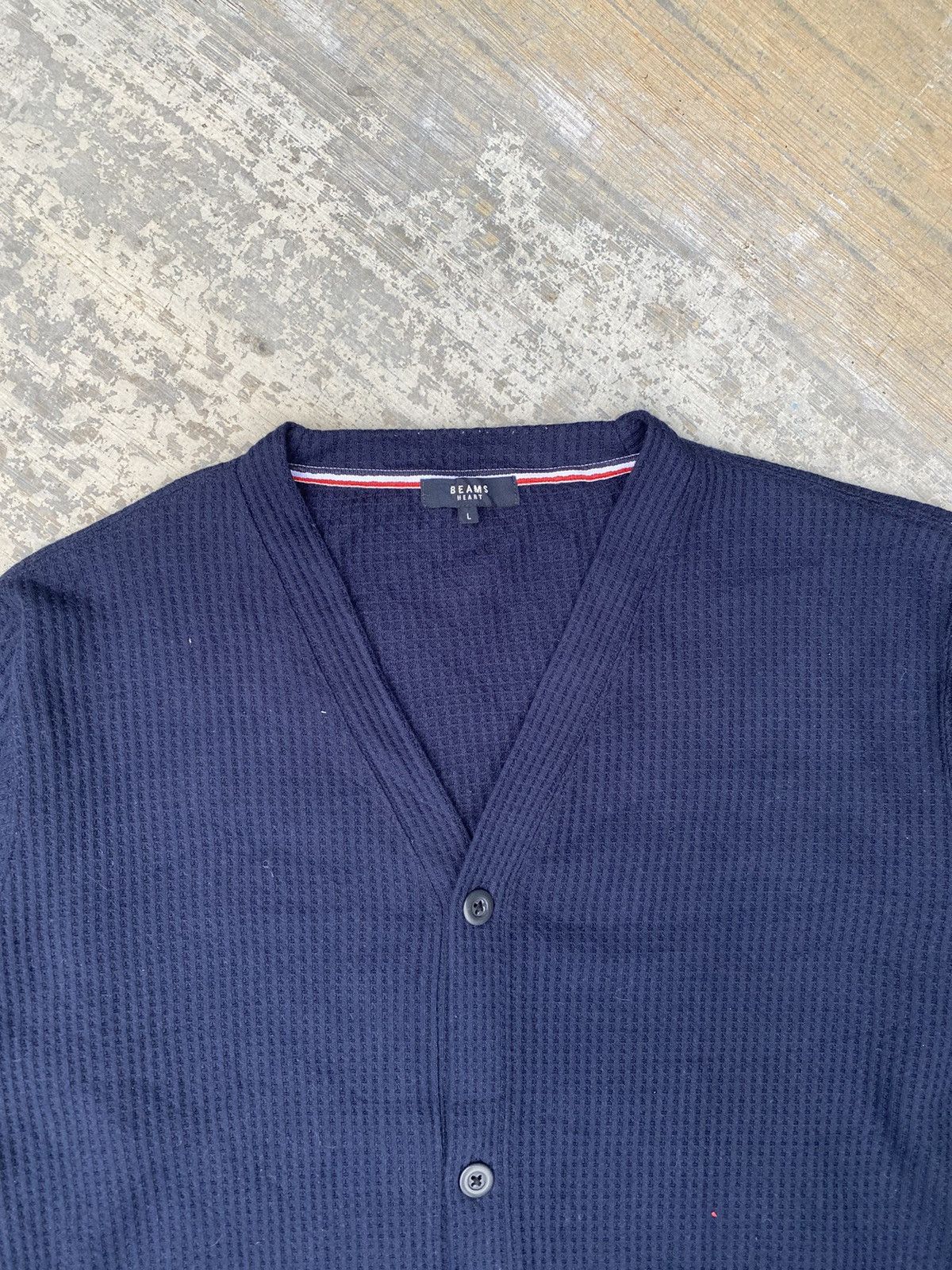 Beams Plus × Japanese Brand Beams Heart Cardigan Size US L / EU 52-54 / 3 - 4 Thumbnail