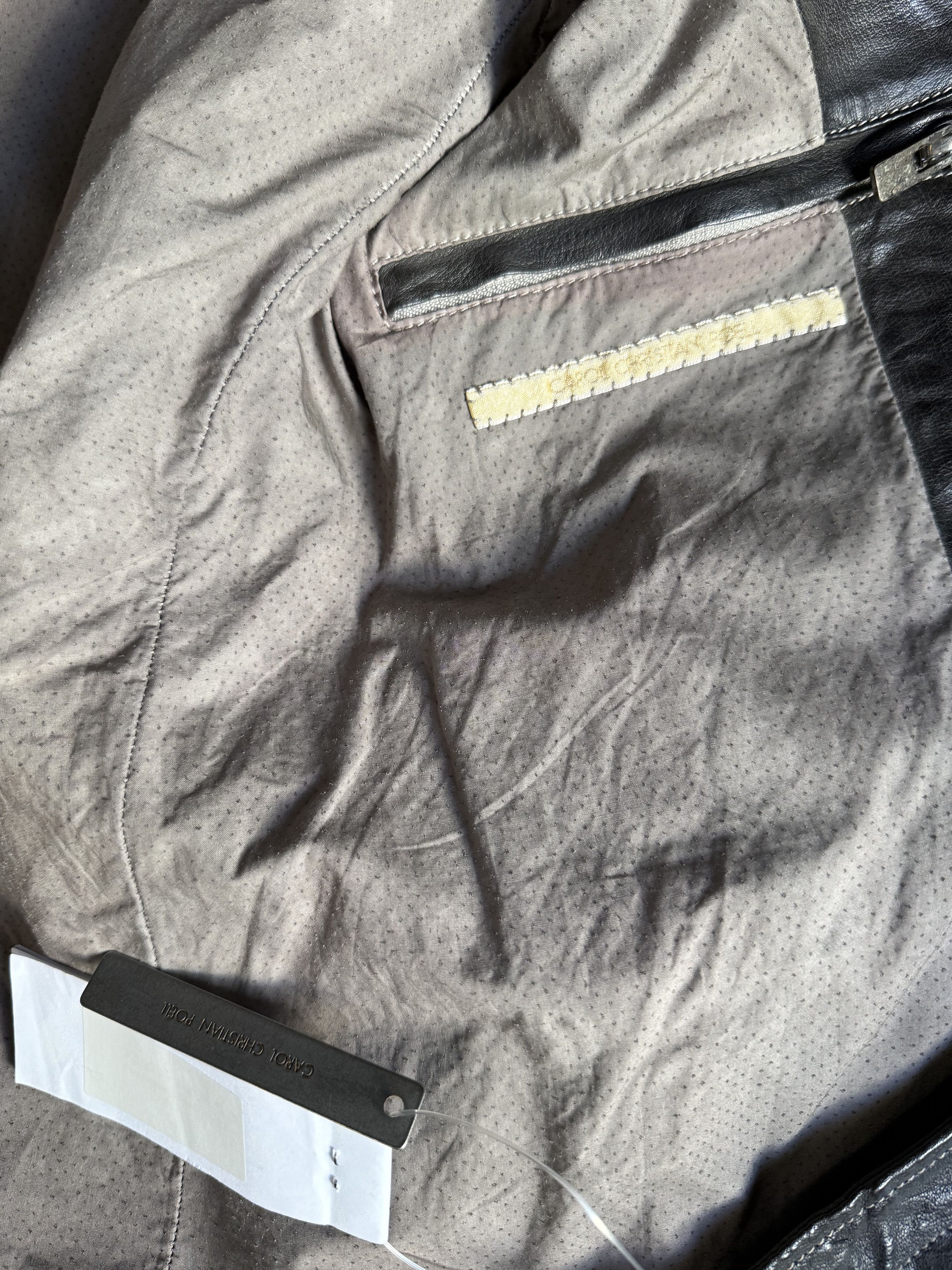 Carol Christian Poell CAROL CHRISTIAN POELL LEATHER JACKET SIZE -46 WORN ONCE Size US S / EU 44-46 / 1 - 11 Thumbnail