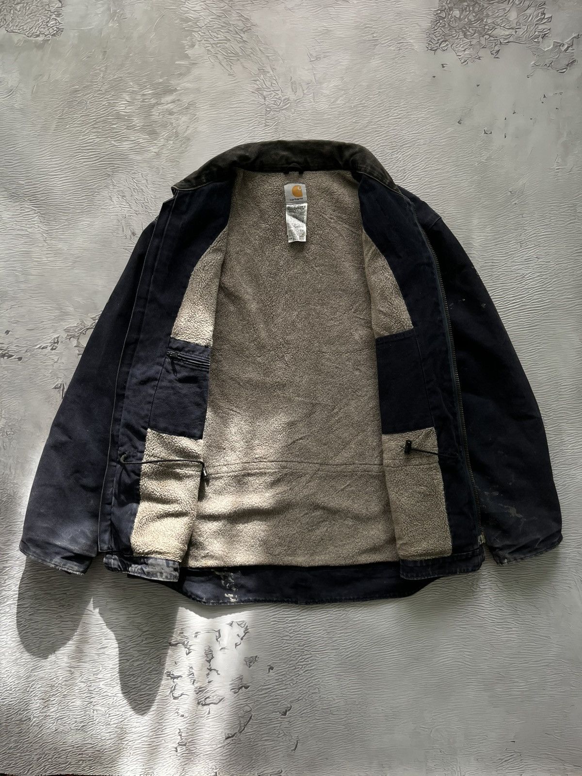 Carhartt 🇺🇸 90s Carhartt WIP Detroit Sherpa Jacket Vintage Streetwear Size US L / EU 52-54 / 3 - 14 Thumbnail