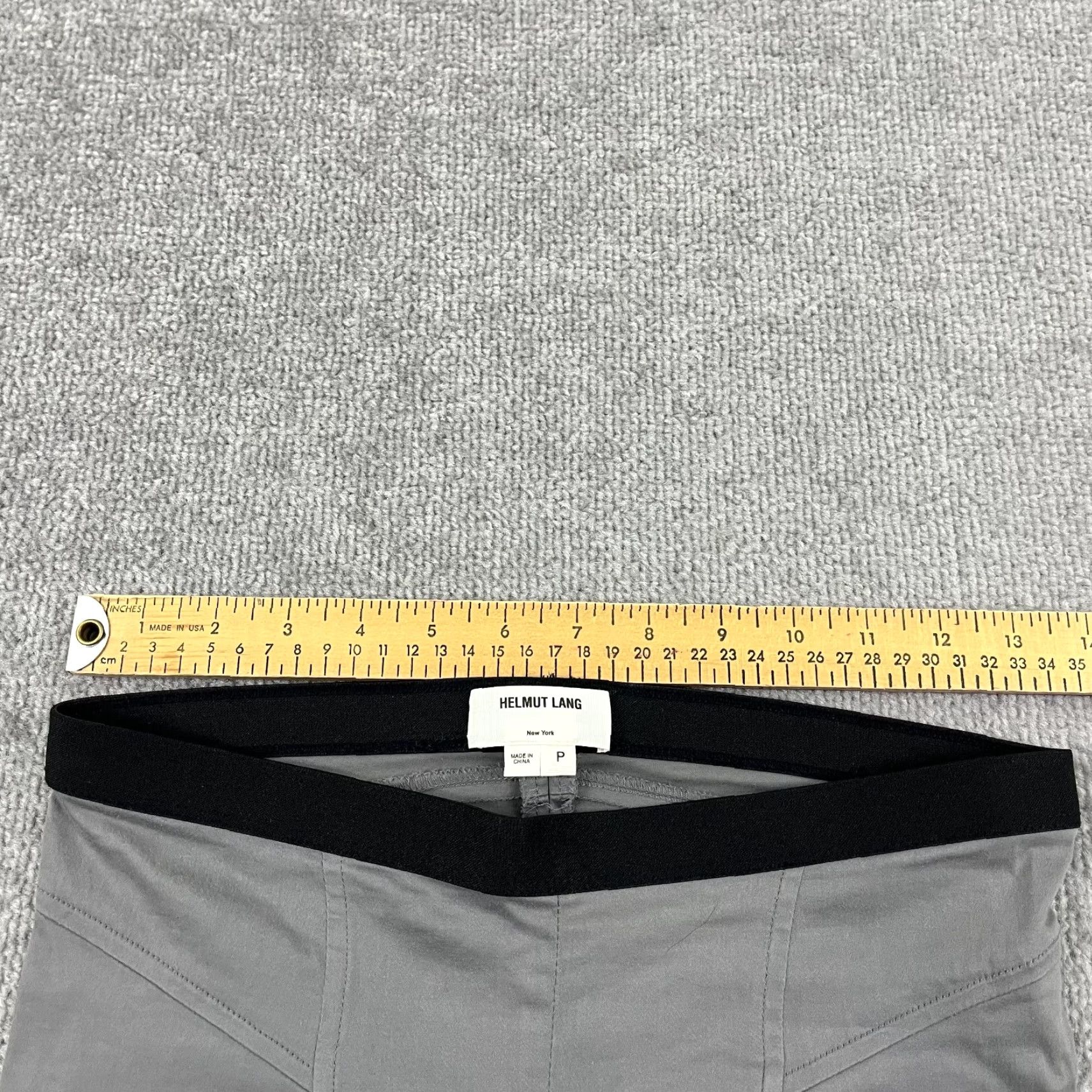 Helmut Lang Helmut Lang Pants Womens Size P 27 x 32 Skinny Tight Leg Sheath Gray A02HW222 Size 27" / US 4 / IT 40 - 4 Thumbnail